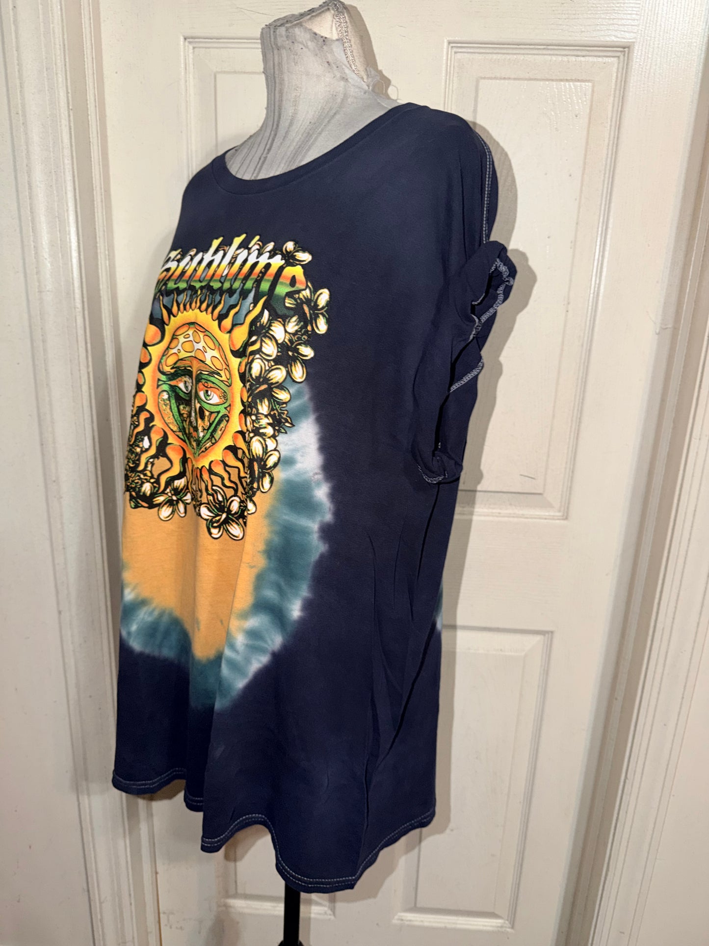Sublime Double Sided Oversized Distressed Tee