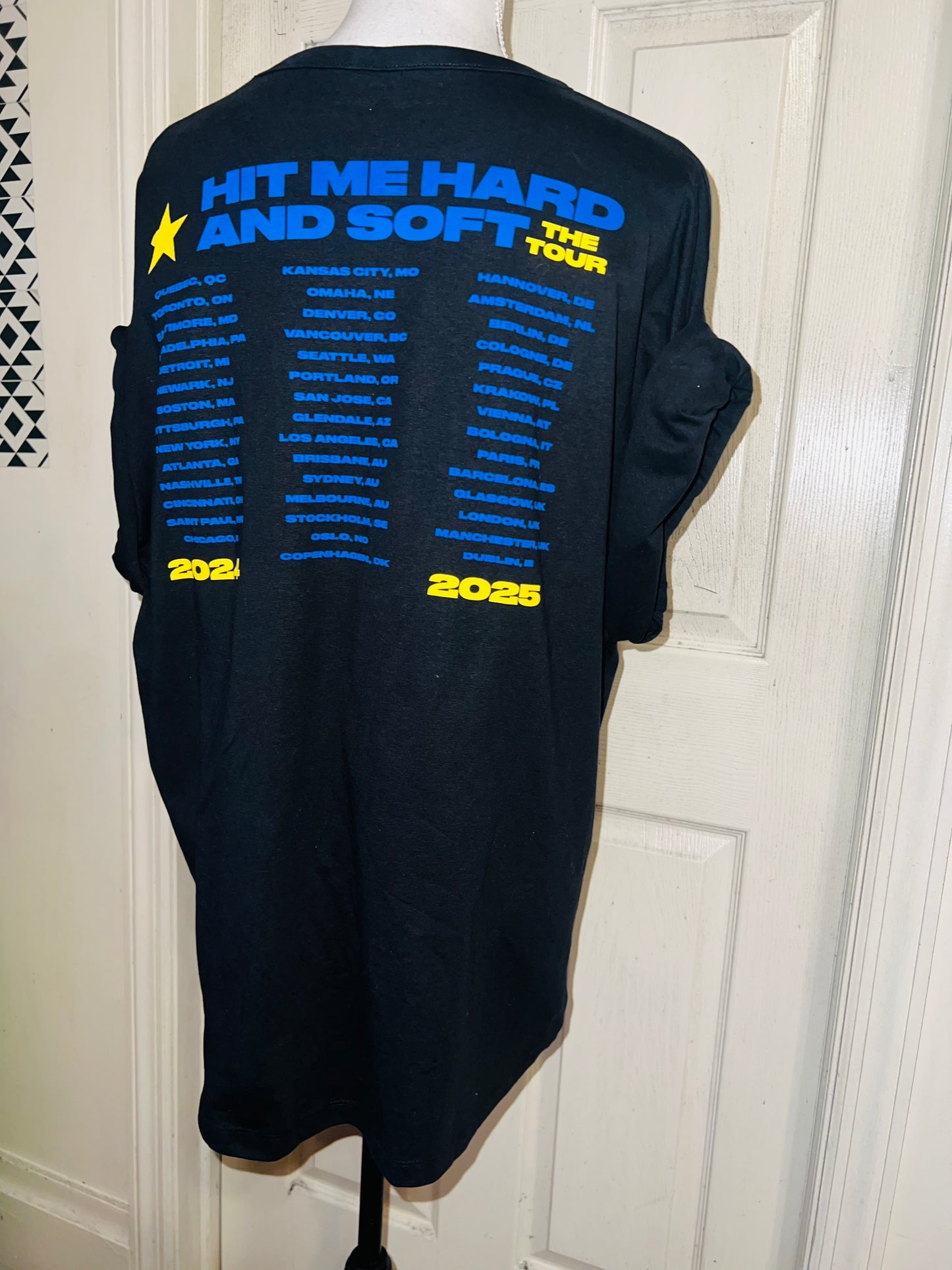 Billie Eilish Double Sided HMHAS Tour Distressed Tee