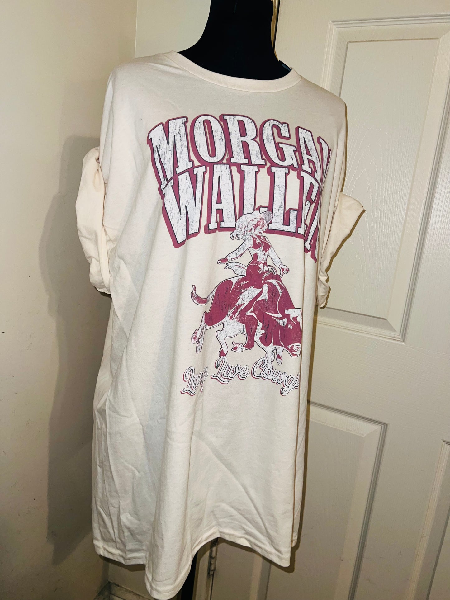 Morgan Wallen Oversized Distressed Tee