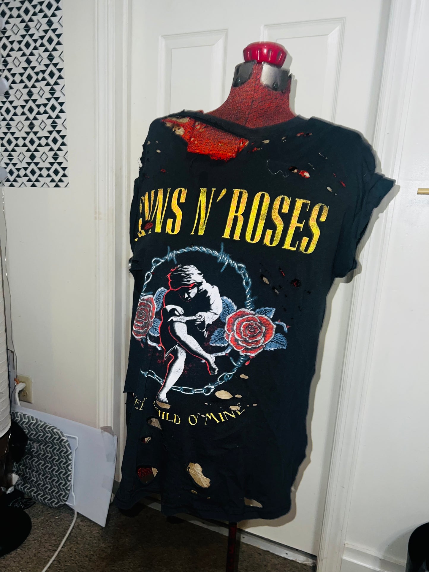 Guns n’ Roses Oversized Distressed Tee