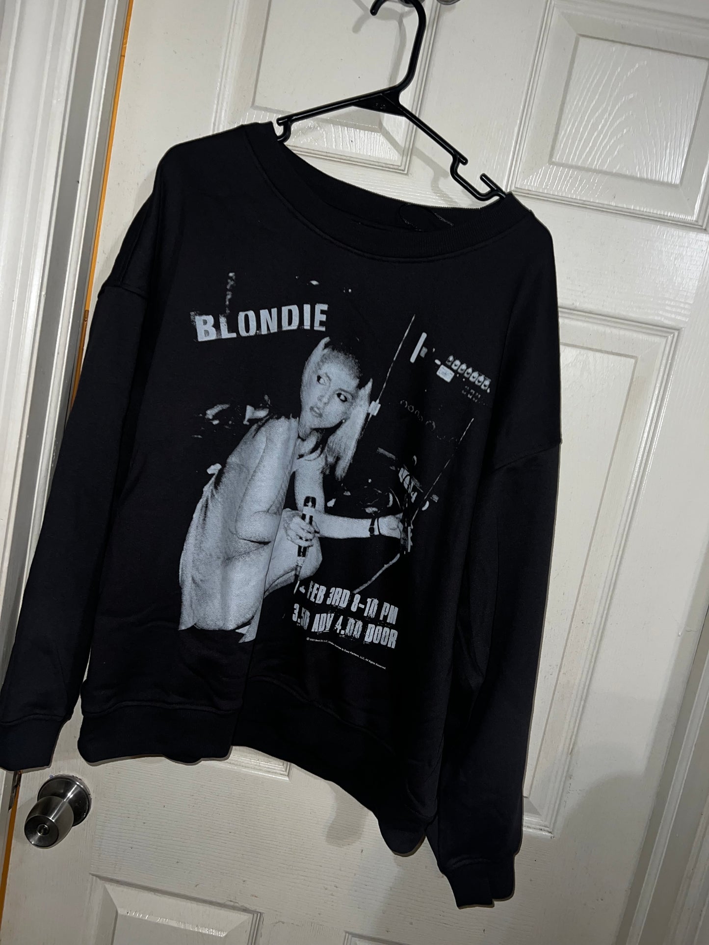 Blondie Oversized Distressed Sweatshirt