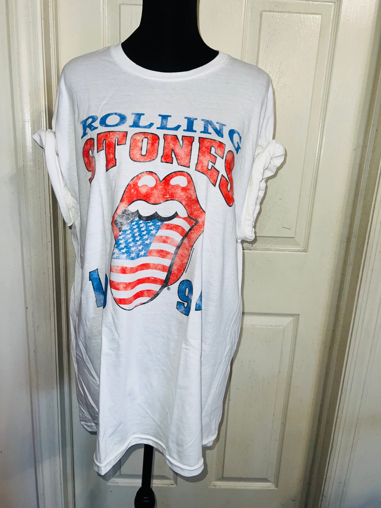 The Rolling Stones Oversized Distressed Tee