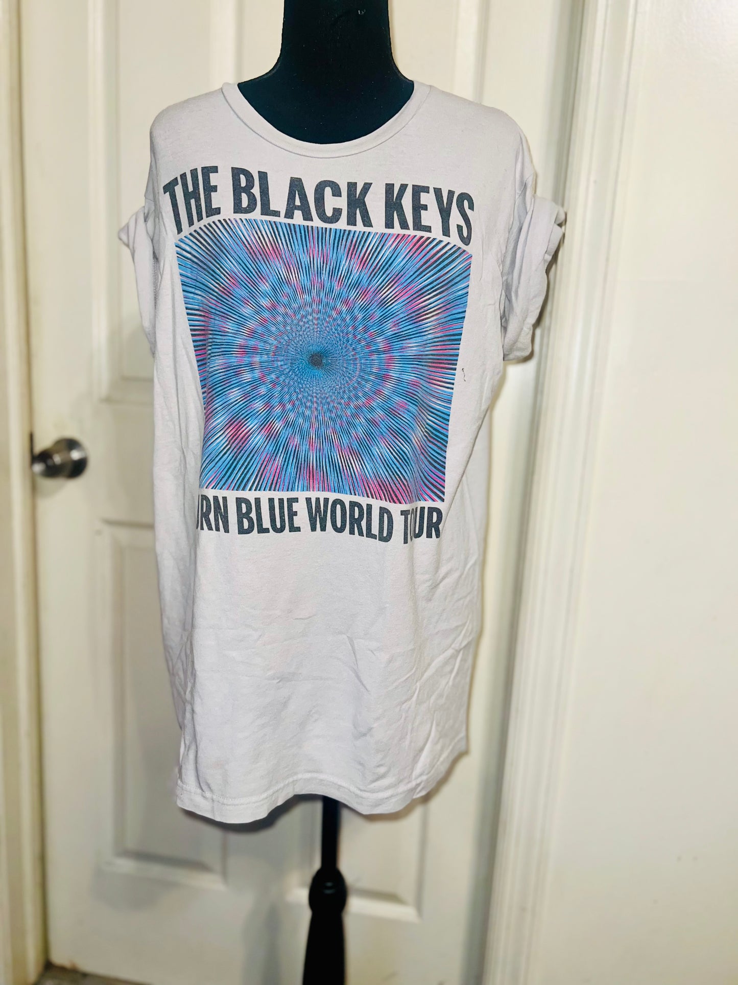 The Black Keys Vintage Tour Double Sided Oversized Tee