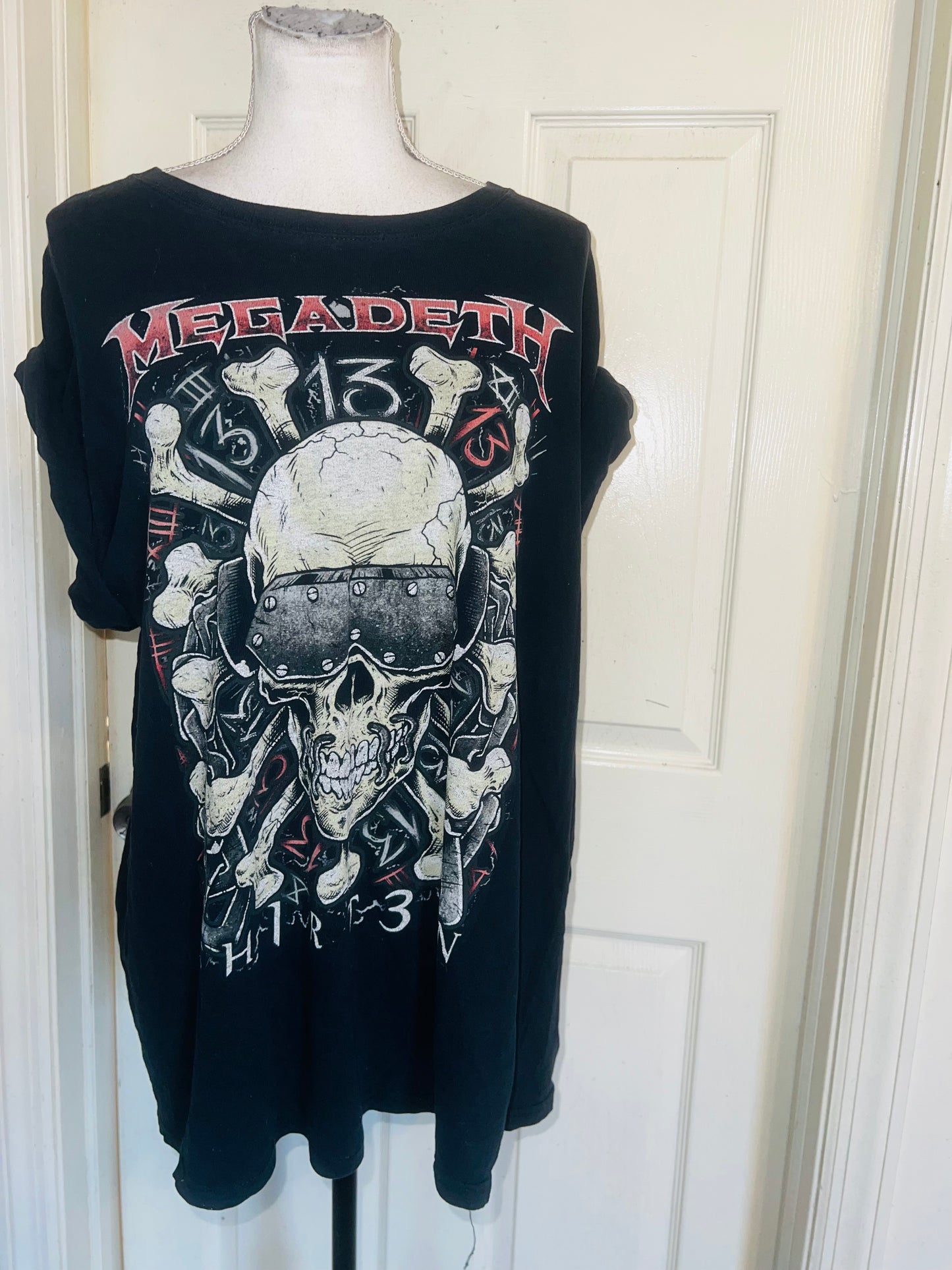 Megadeath American Vintage Oversized Distressed Tee