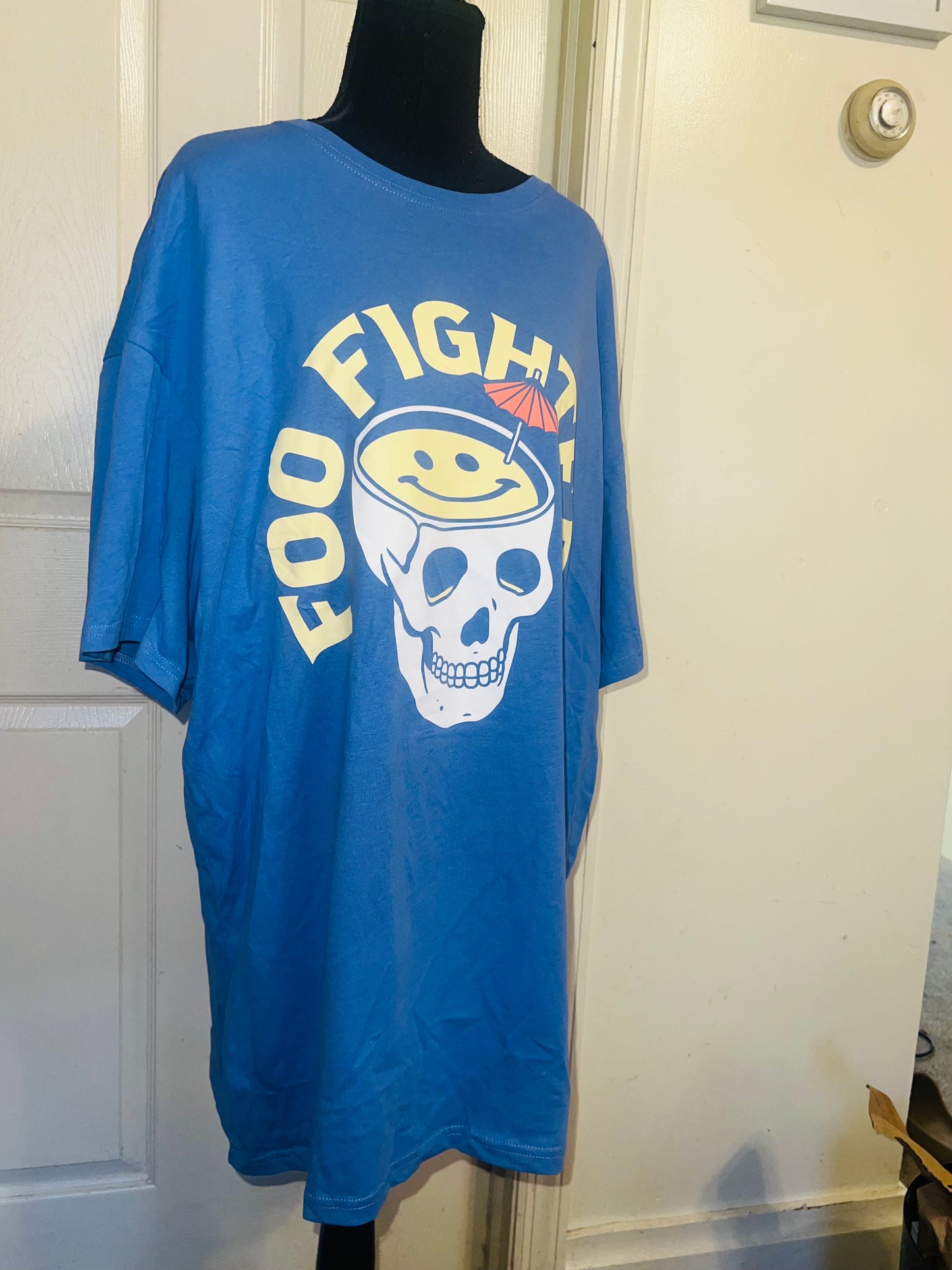 Foo Fighters Oversized Distressed Tee