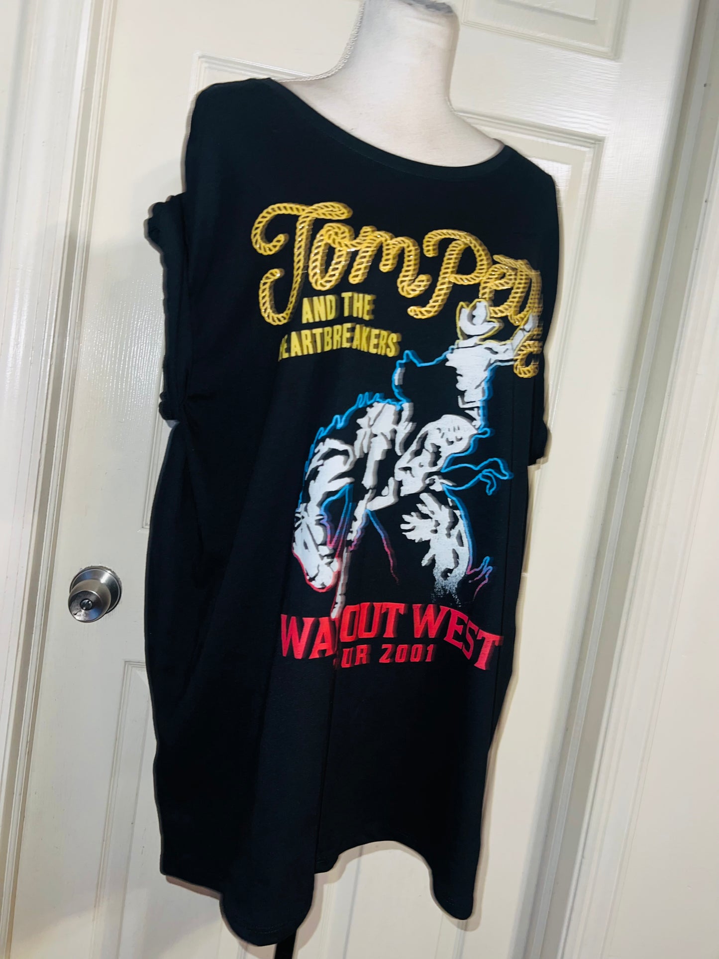 Tom Petty & The Heartbreakers Oversized Distressed Tee