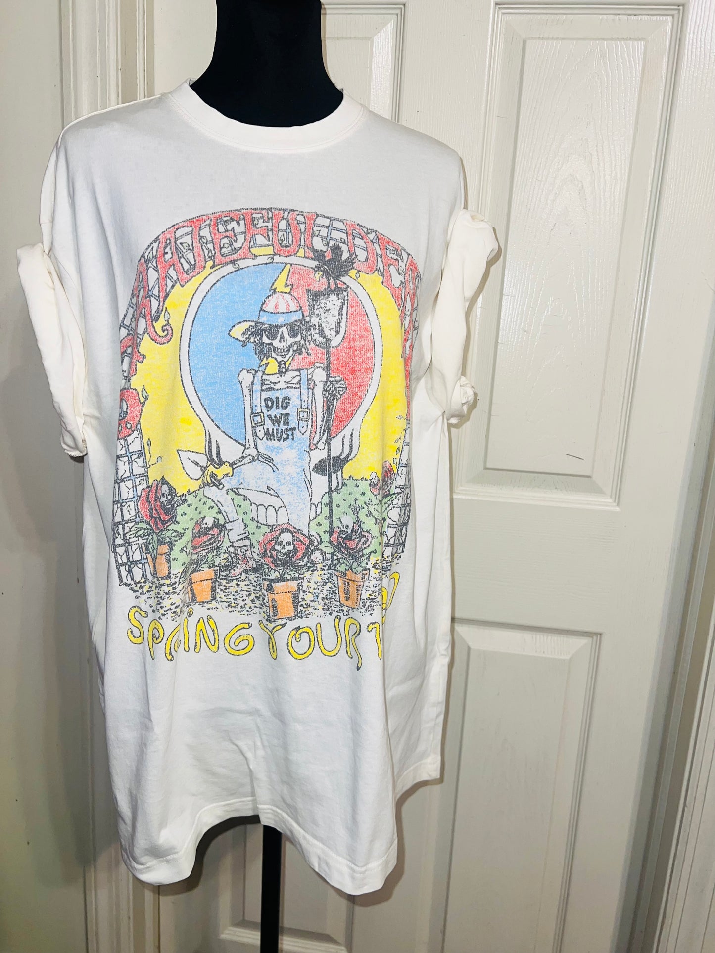 Grateful Dead Oversized Distressed Tee