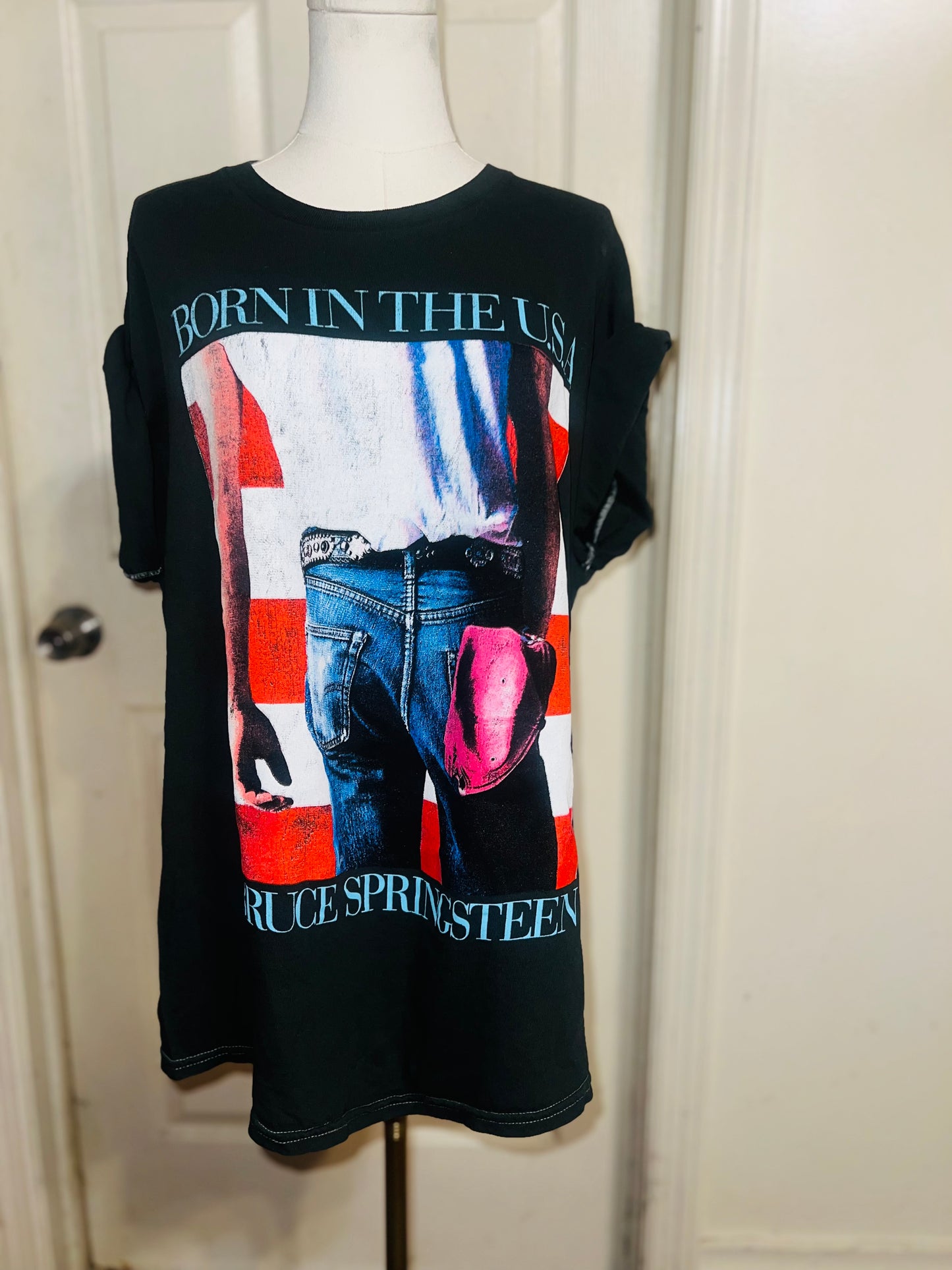 Bruce Springsteen Oversized Distressed Tee