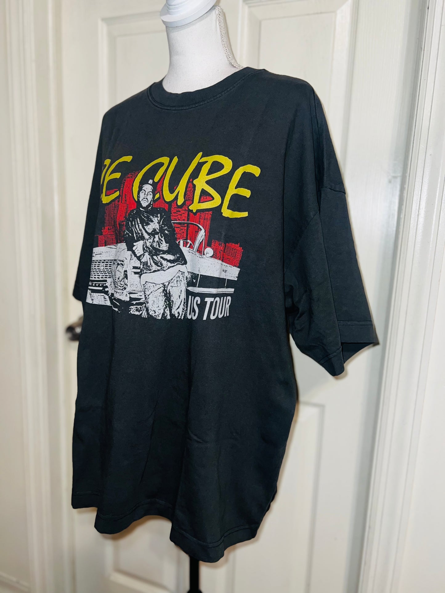 Ice Cube Double Sided Oversized Distressed Tee
