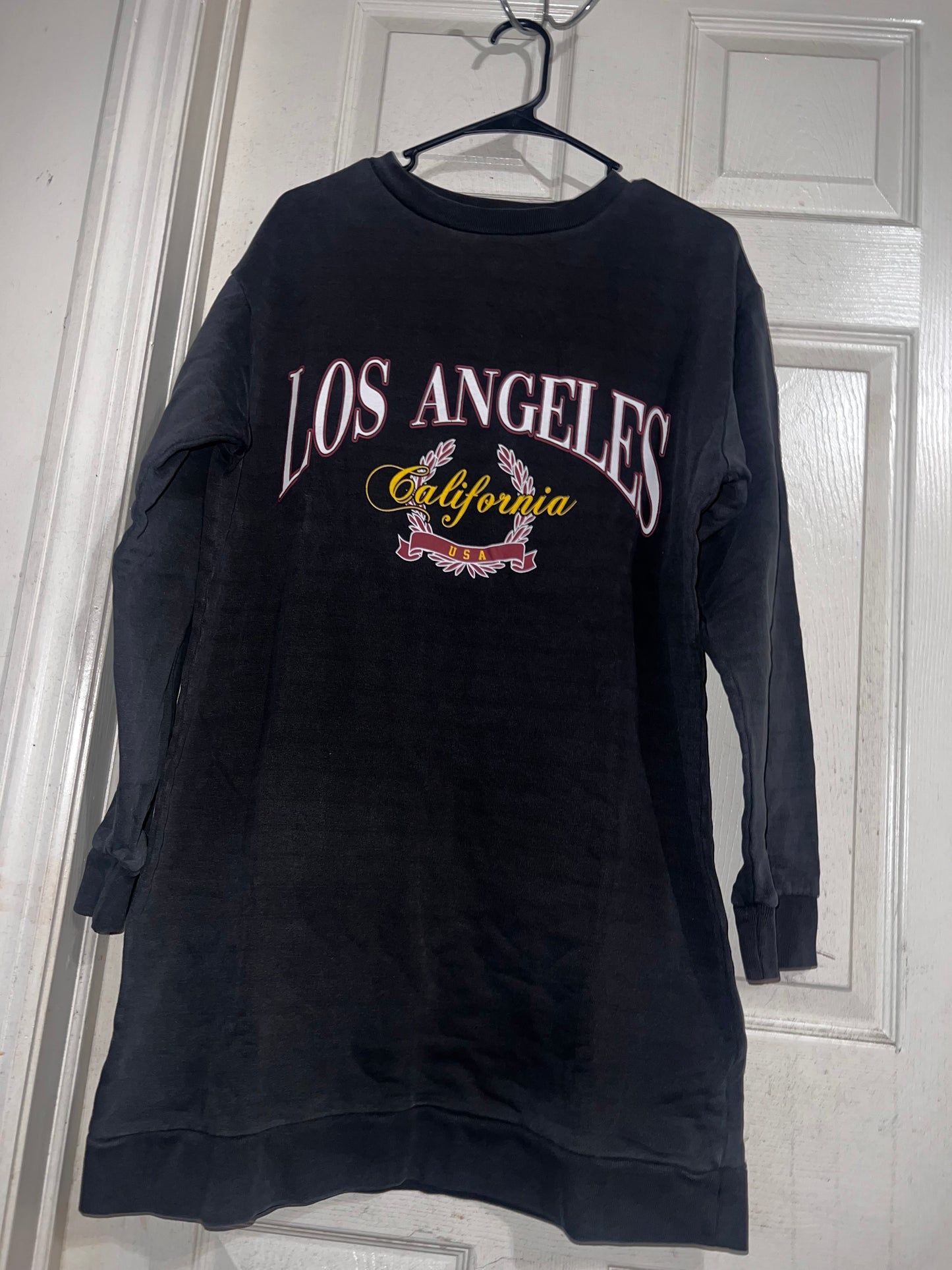 Los Angeles Oversized Long Sweatshirt/Dress