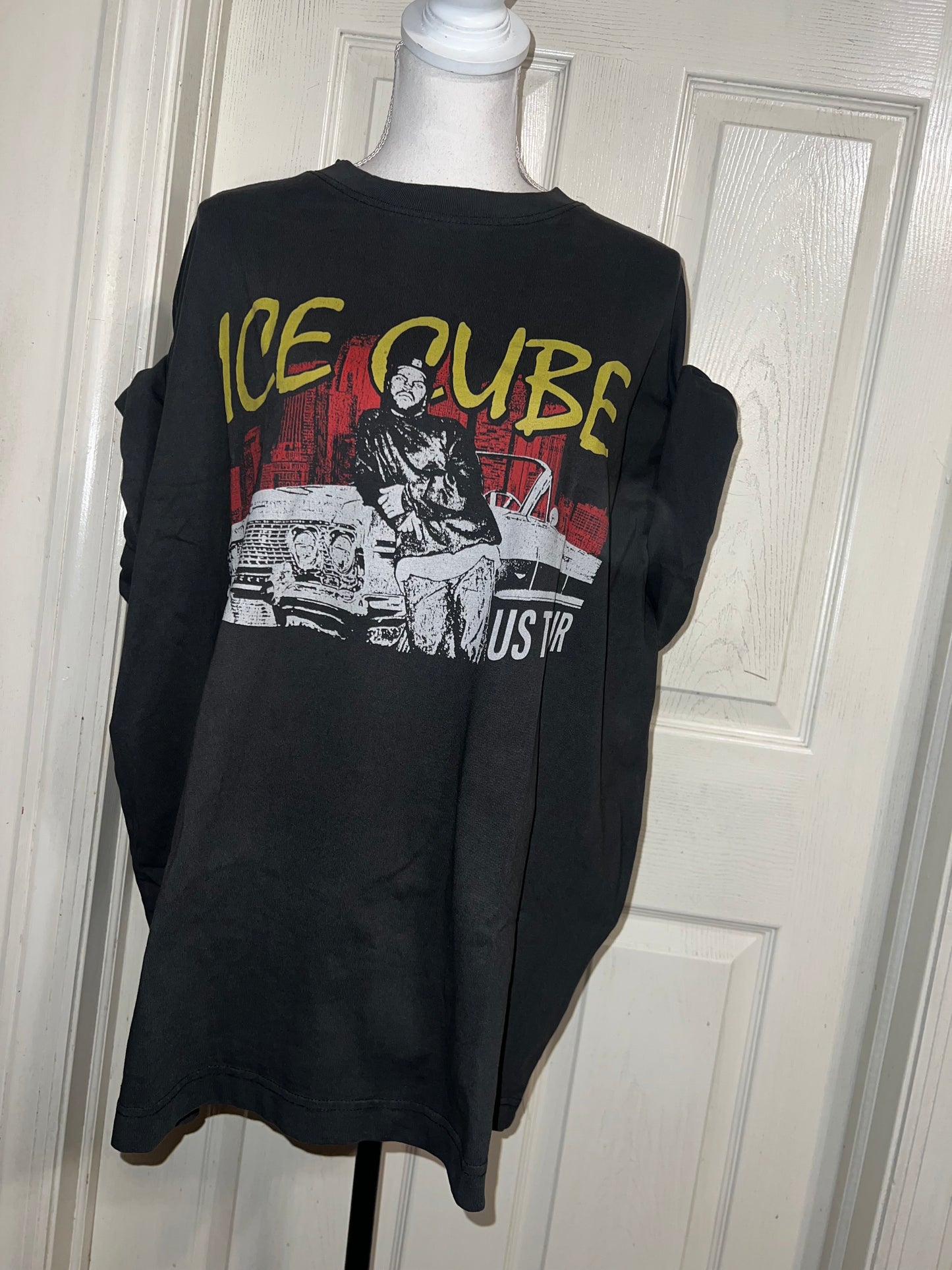 Ice Cube Double Sided Oversized Distressed Tee