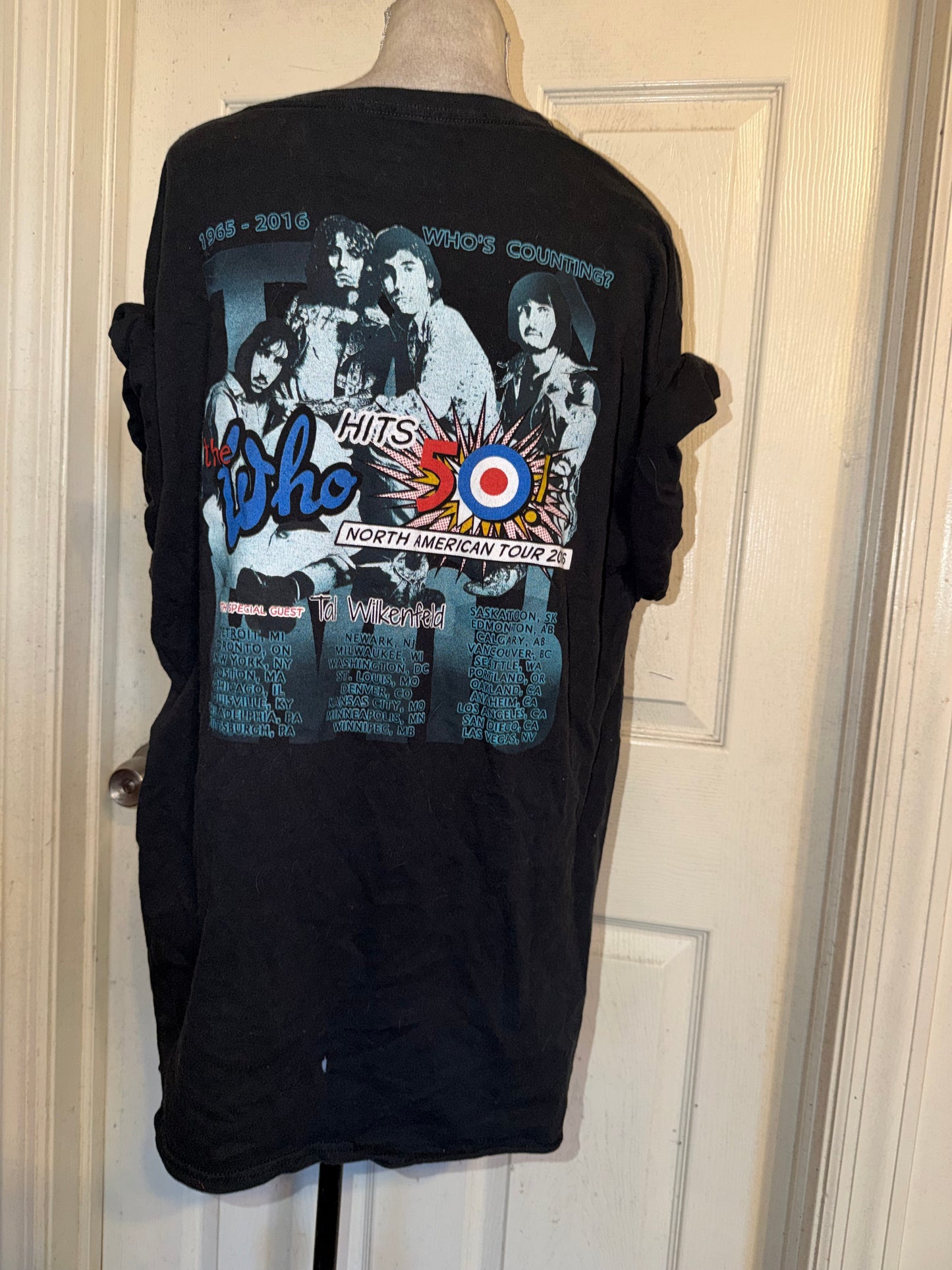 The Who Oversized Distressed Tee