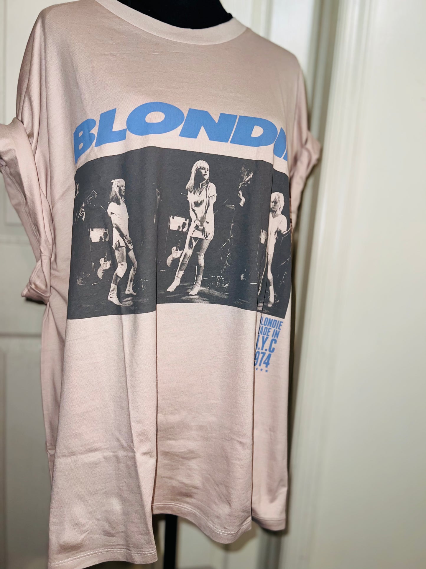 Blondie Oversized Distressed Tee