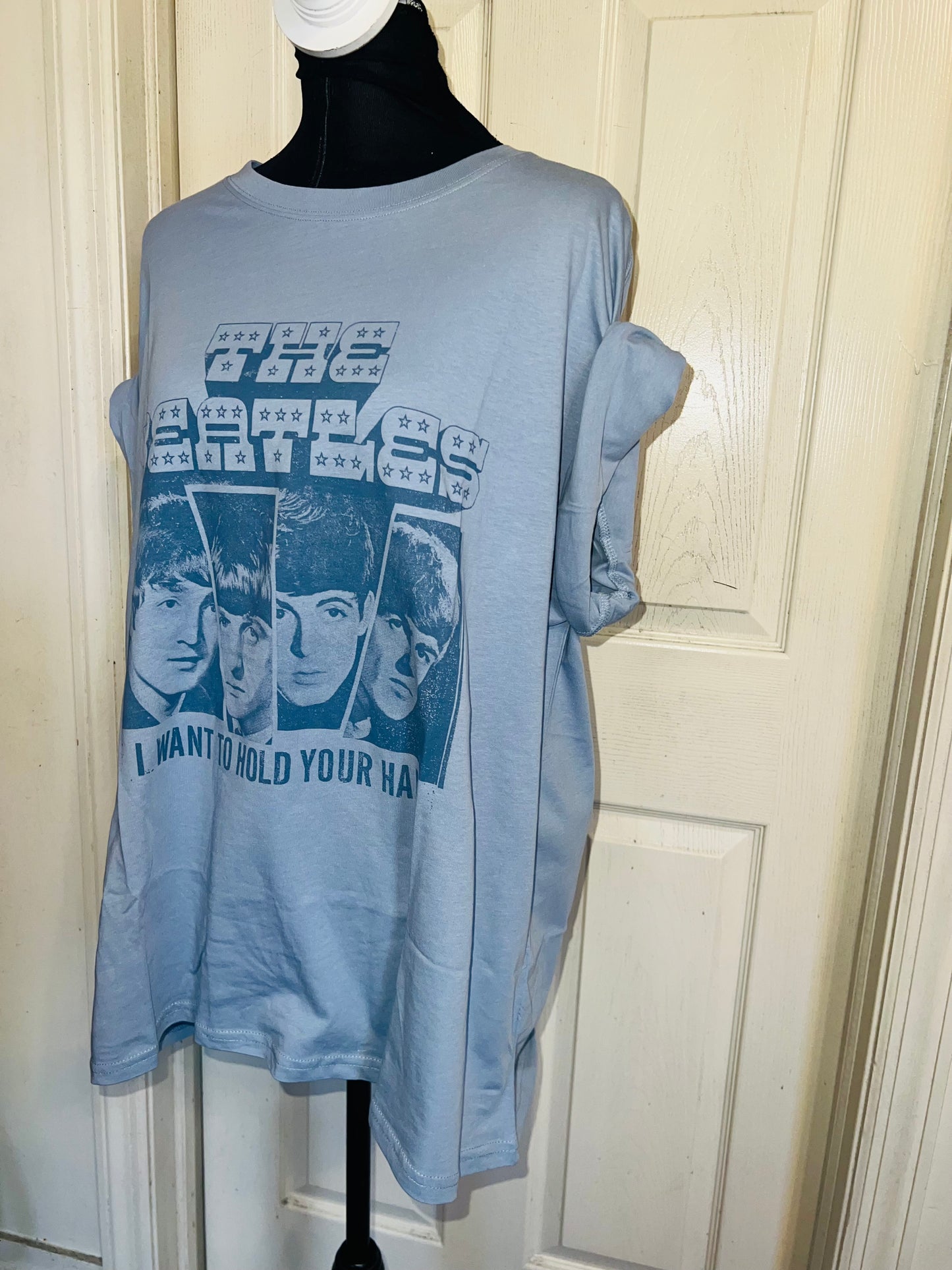 The Beatles Oversized Distressed Tee