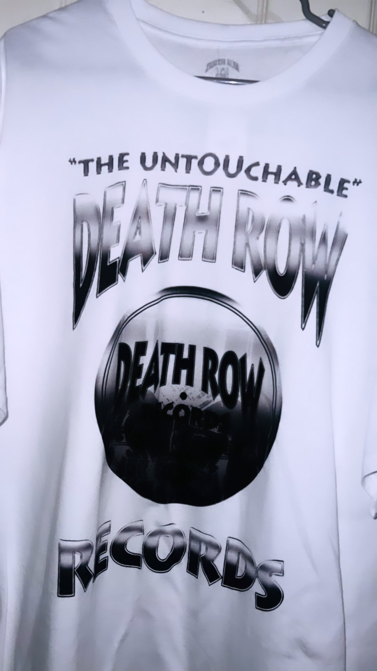 Death Row Records Oversized Distressed Tee