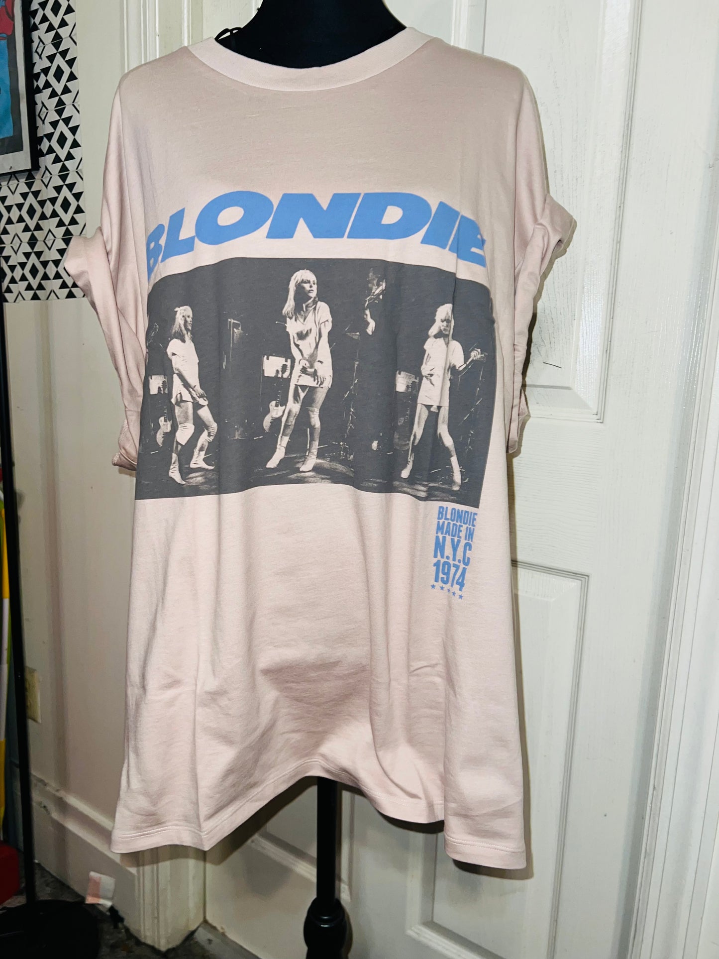 Blondie Oversized Distressed Tee
