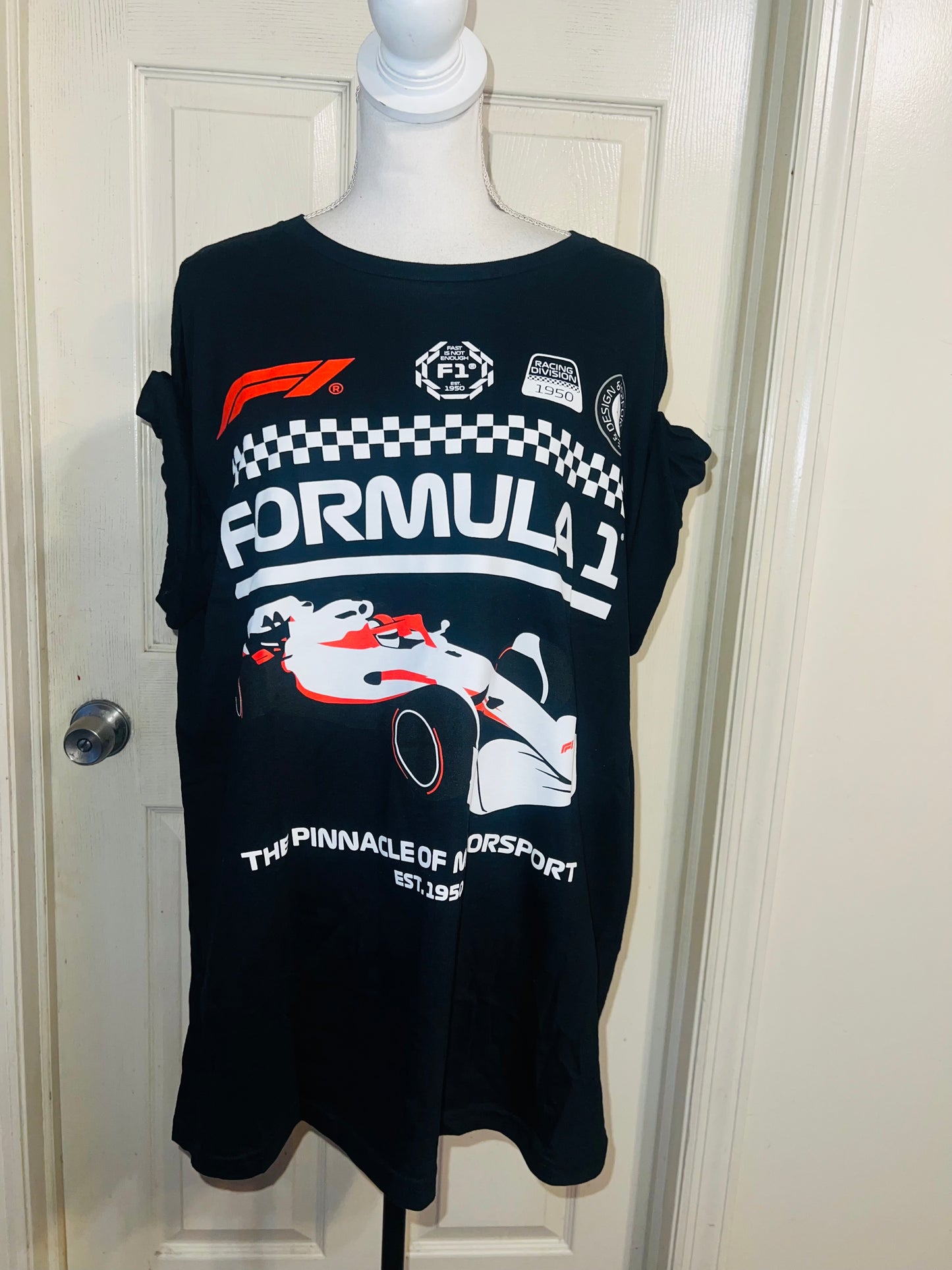 Formula 1 Oversized Distressed Tee
