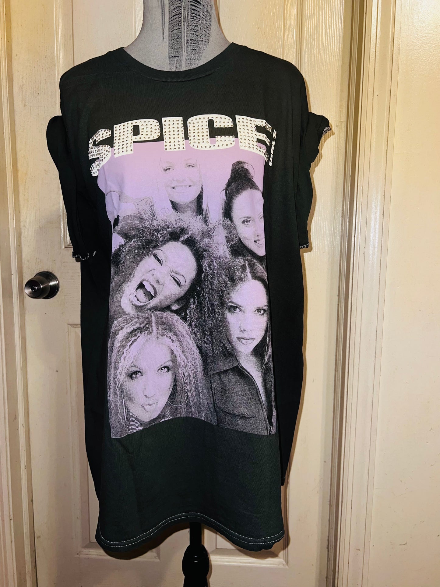 The Spice Girls Oversized Distressed Tee