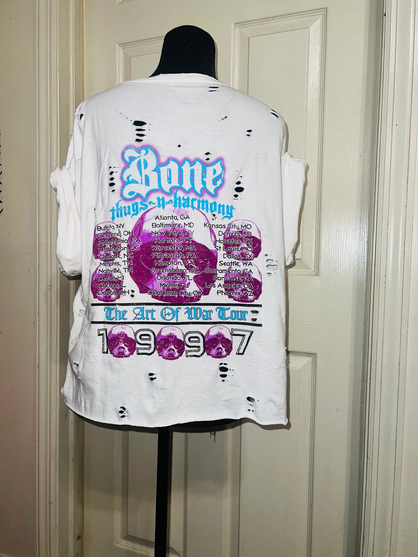 (Copy) Bone Thugs n Harmony Double Sided Oversized Distressed Tee