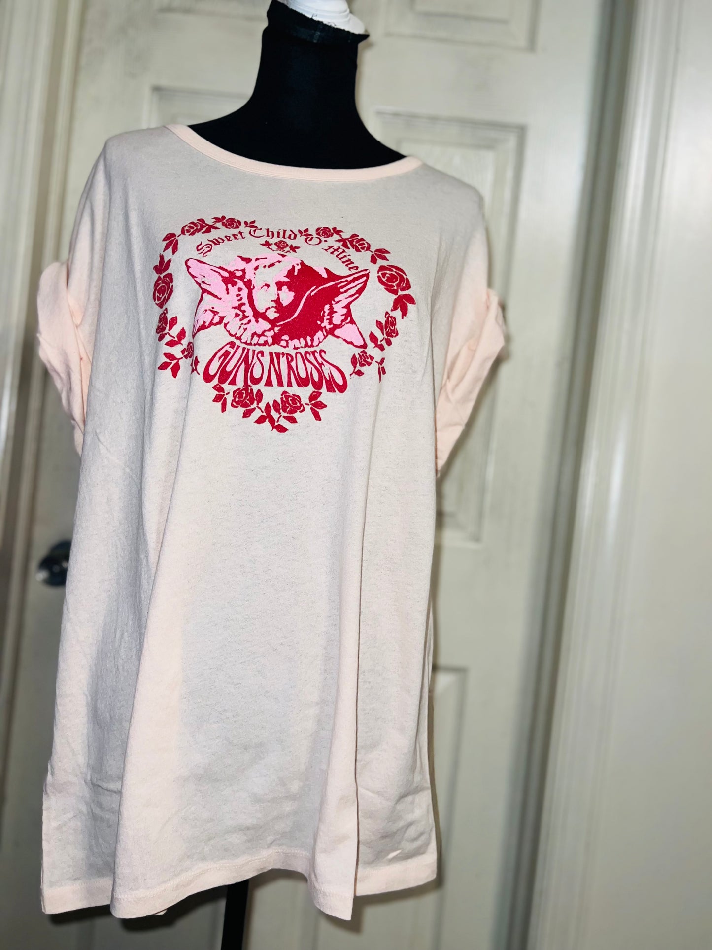 Guns n Roses Oversized Distressed Tee