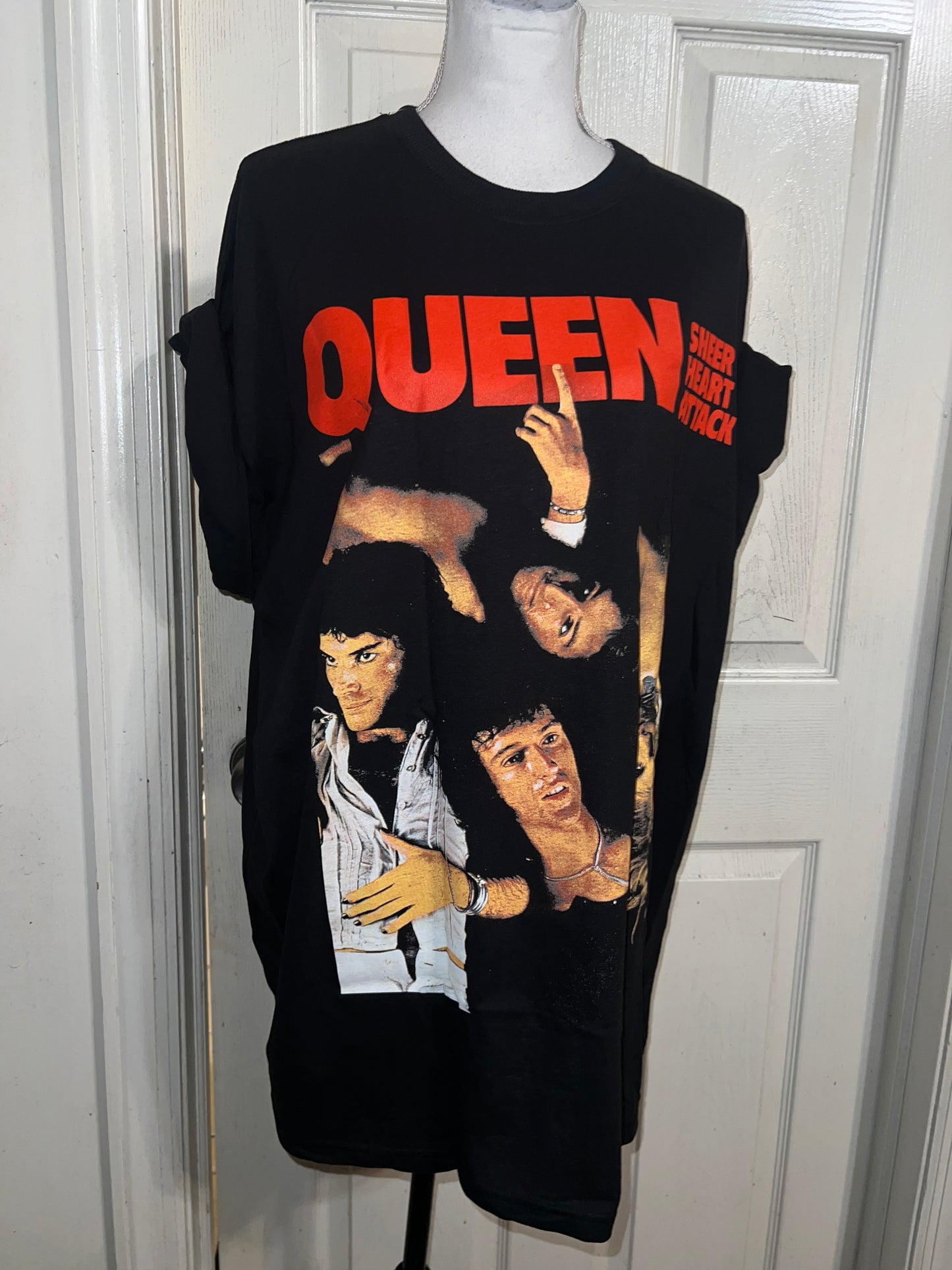 Queen Oversized Distressed Tee