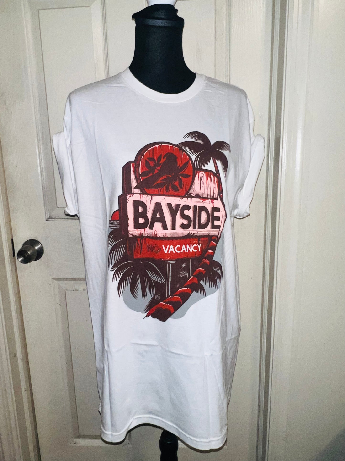 Bayside Oversized Distressed T-Shirt