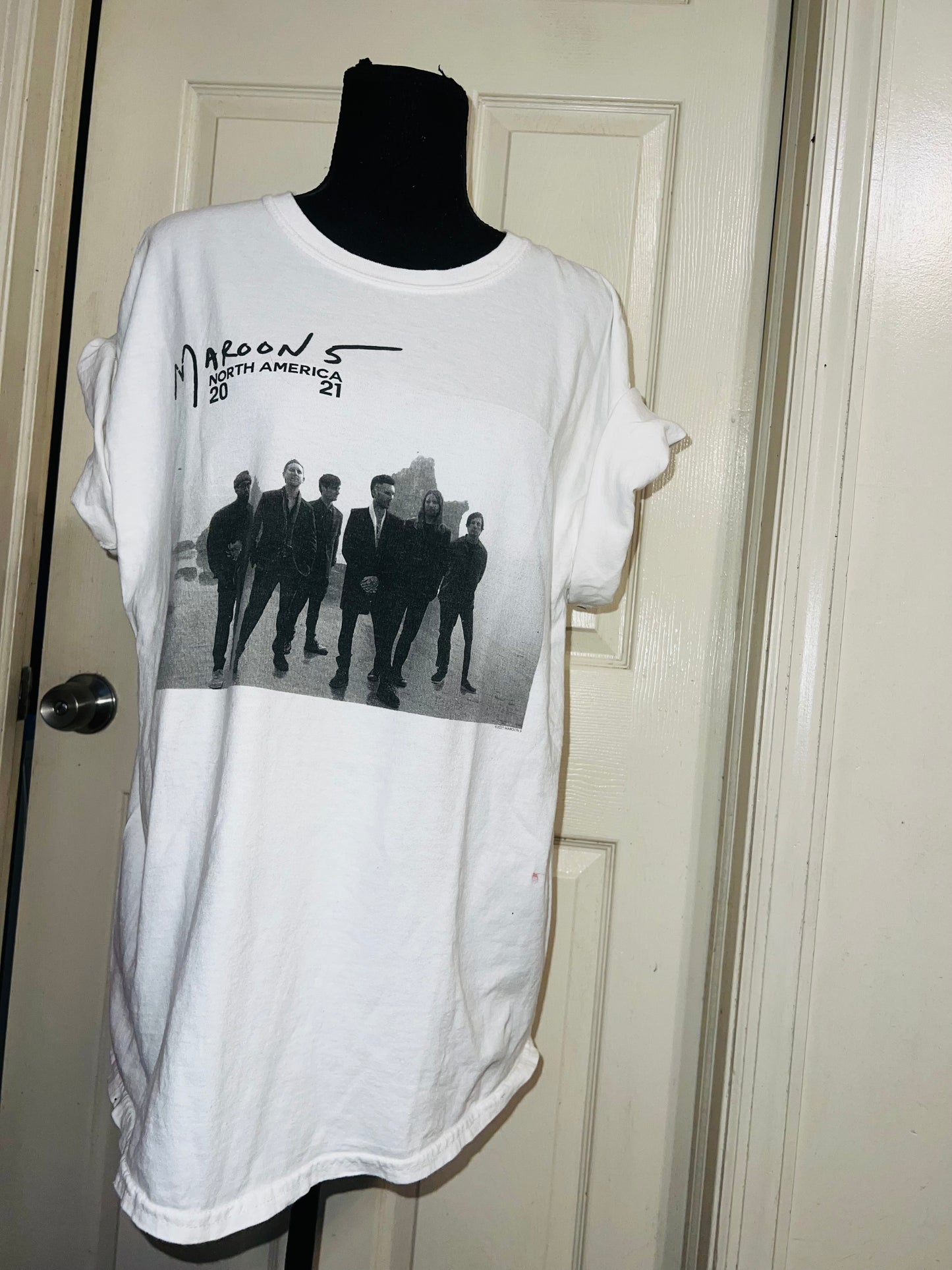 Maroon 5 Double Sided Distressed Tour Tee