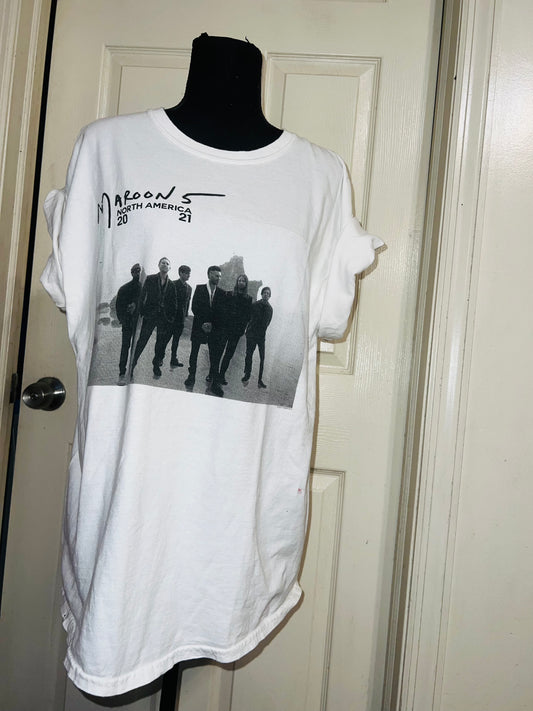 Maroon 5 Double Sided Distressed Tour Tee