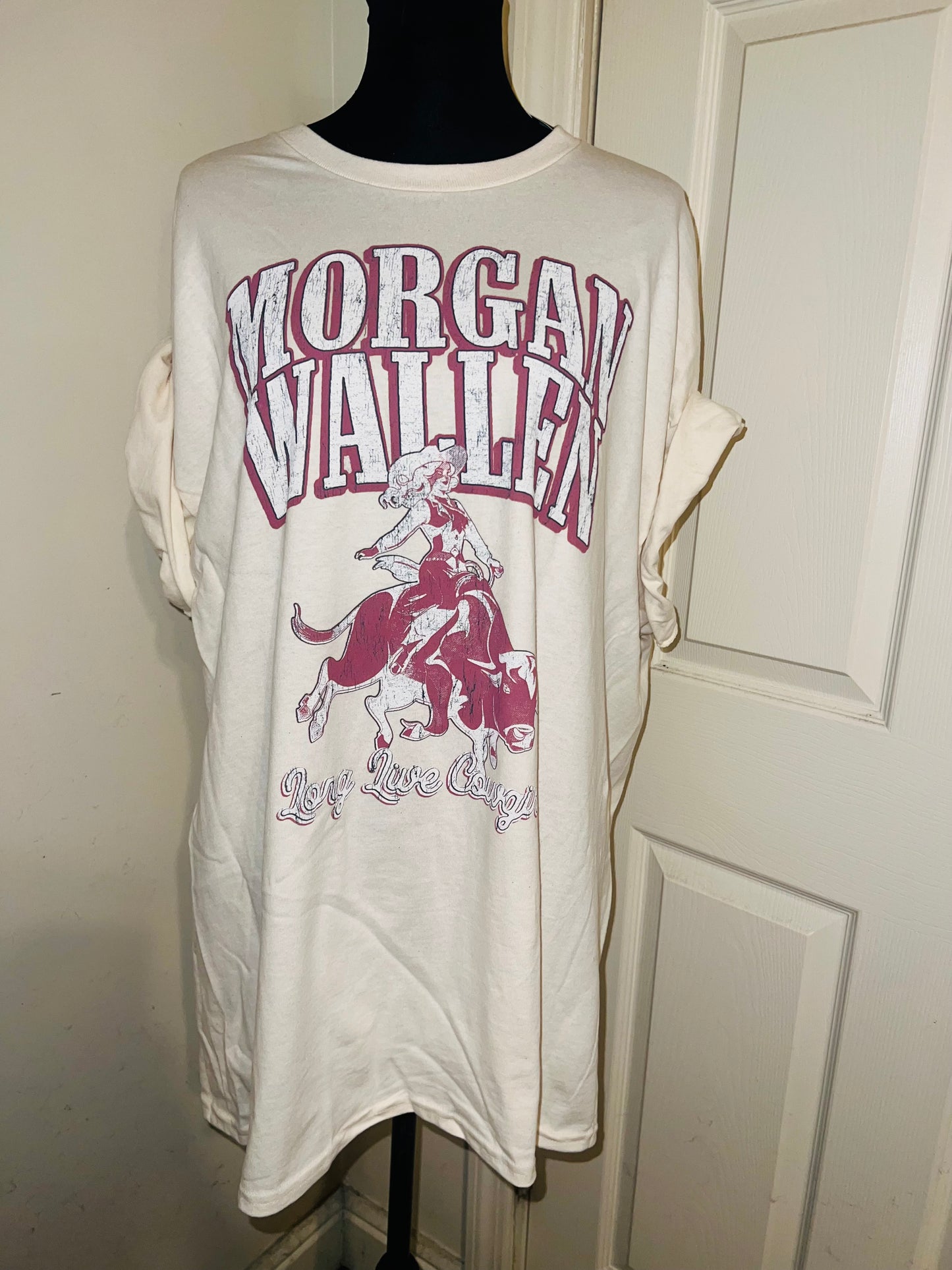 Morgan Wallen Oversized Distressed Tee