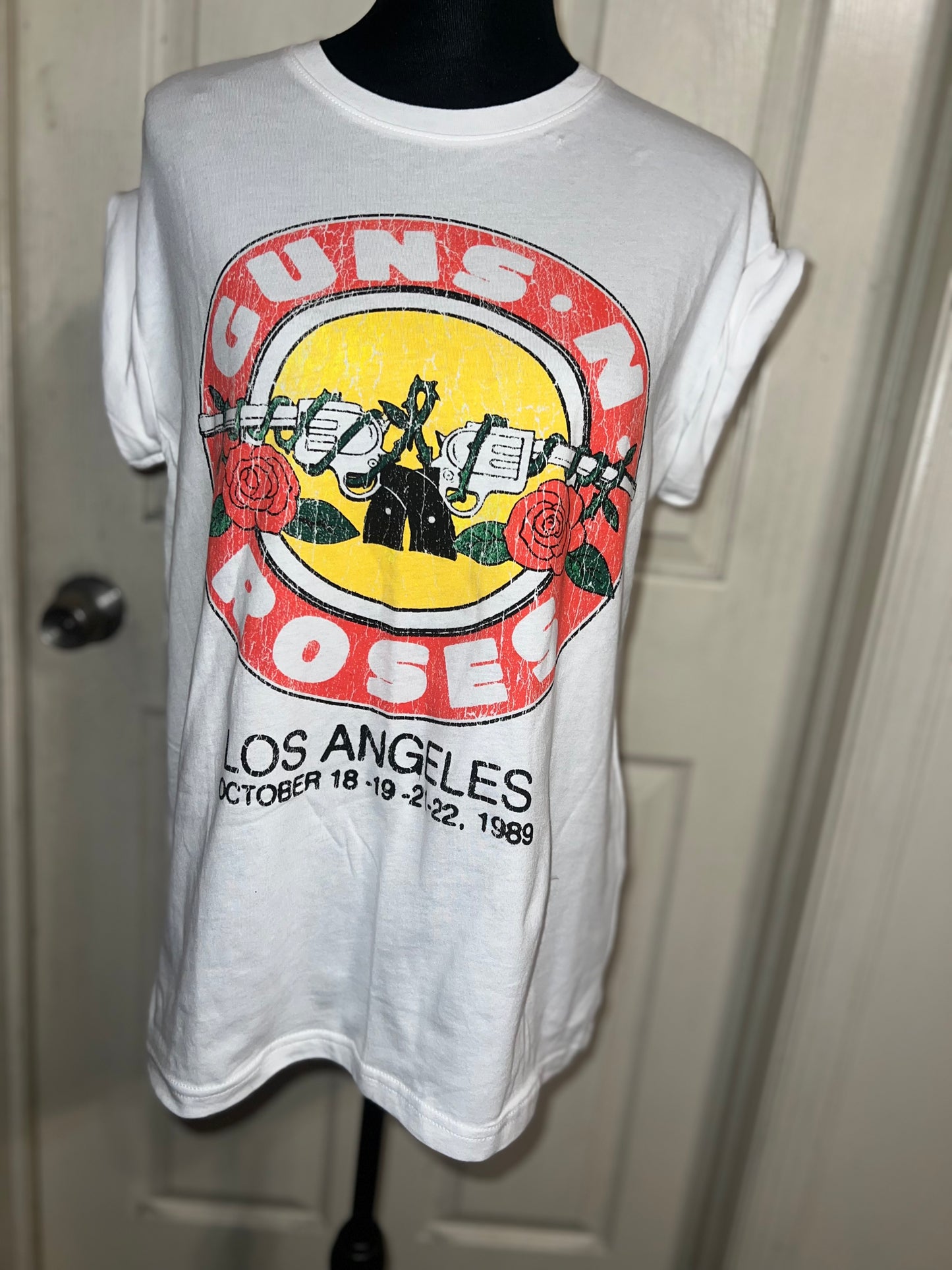 Guns n Roses Oversized Distressed Tee