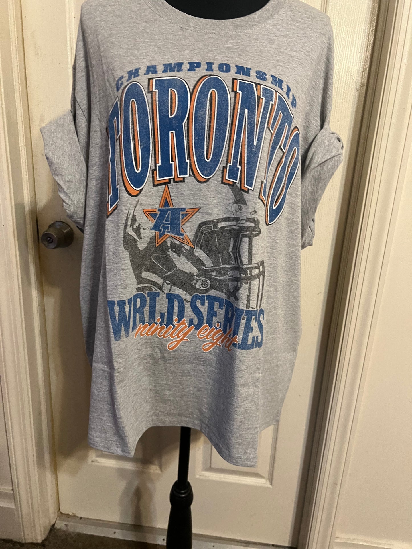 Toronto Sports Graphic Oversized Distressed Tee