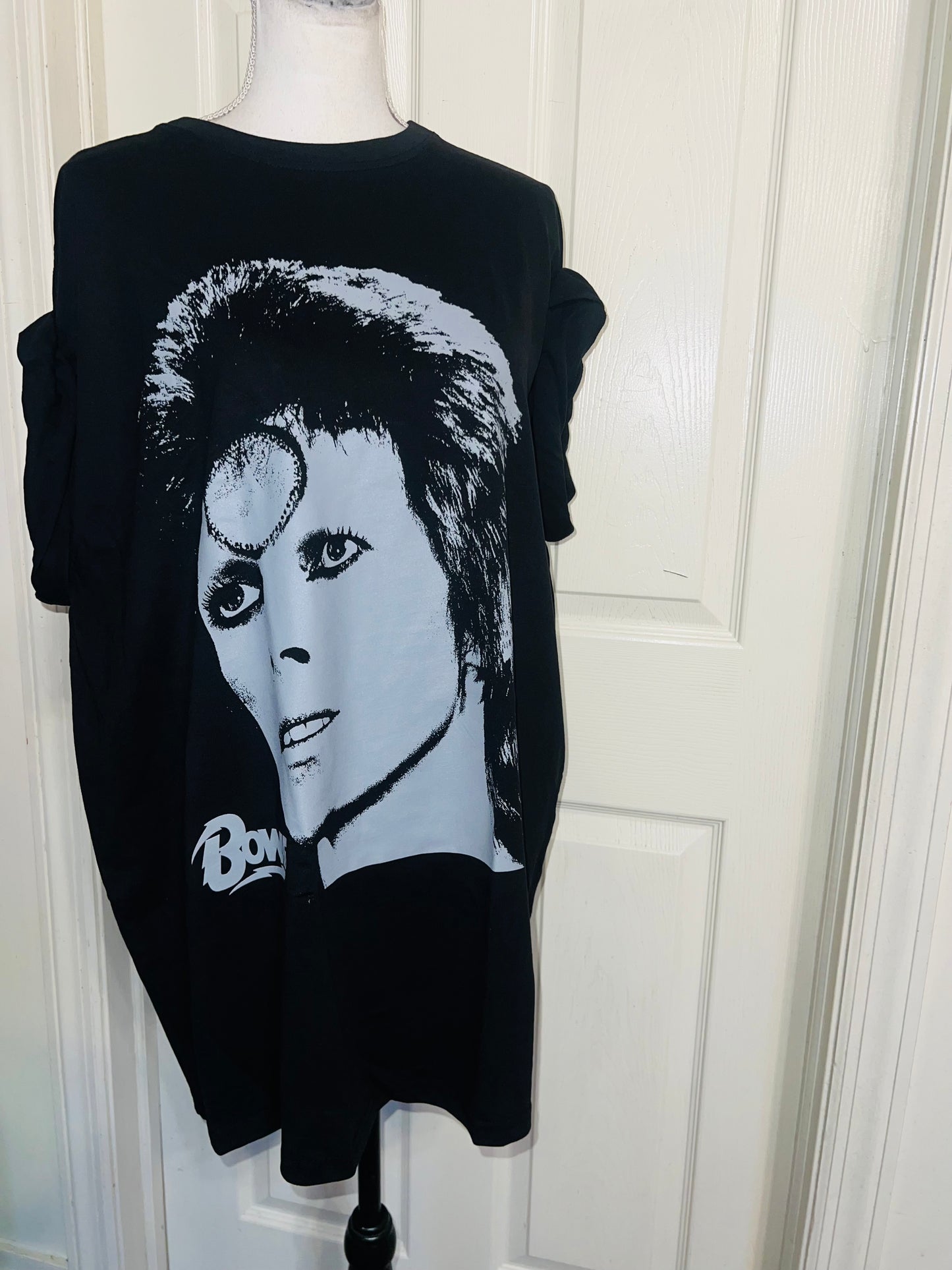 David Bowie Oversized Distressed Tee