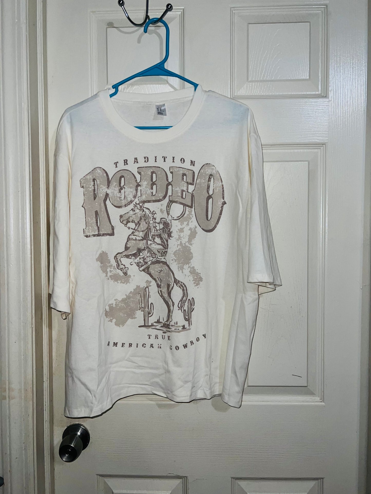 Rodeo Oversized Distressed Tee