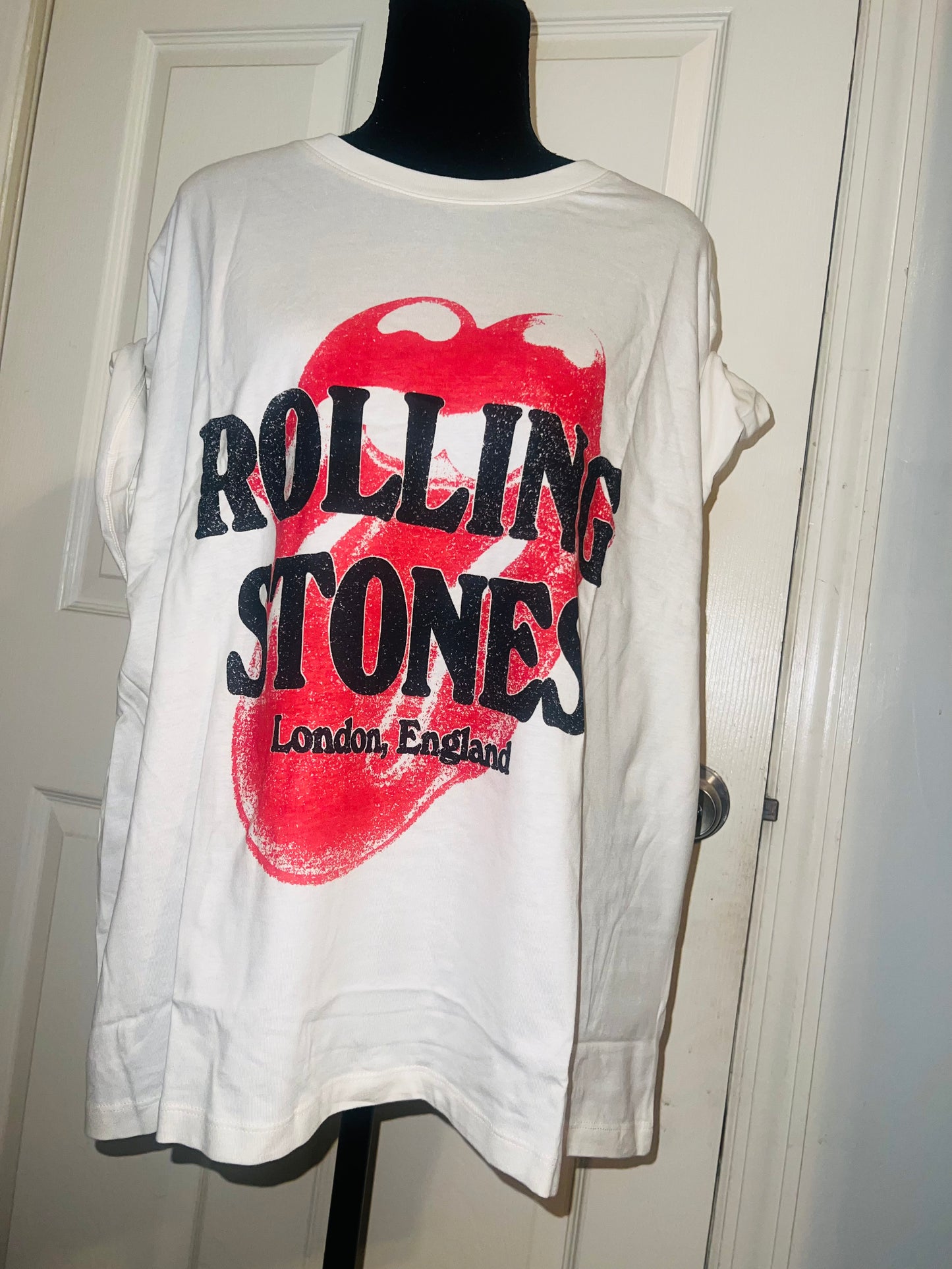 The Rolling Stones Oversized Distressed Tee