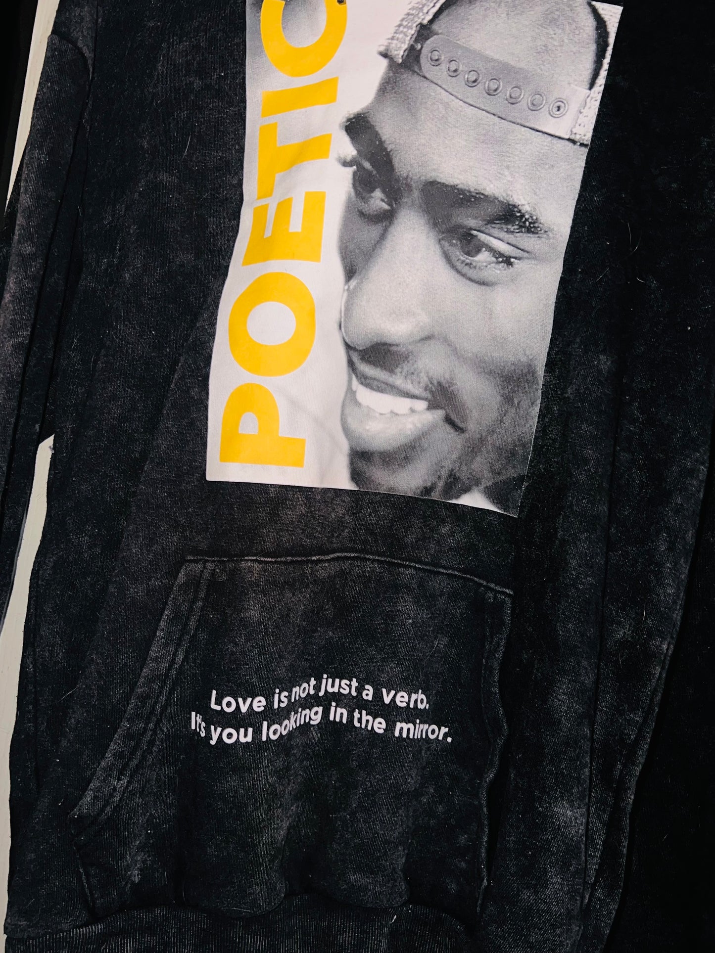 Tupac Oversized Hooded Sweatshirt