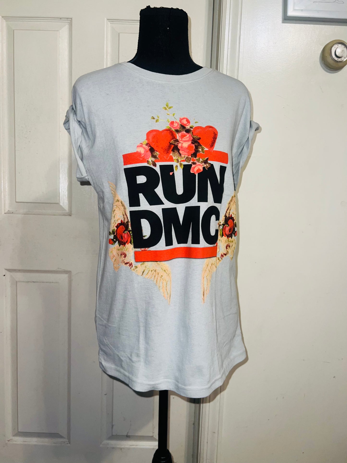 Run DMC Oversized Distressed Tee