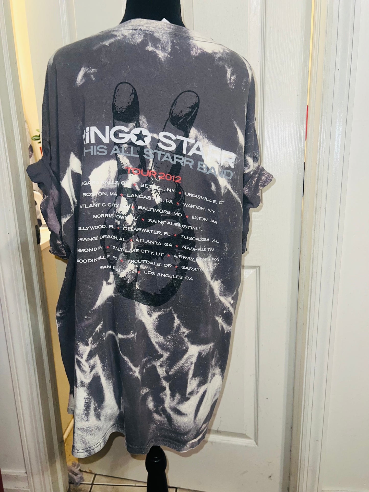 Bleached Ringo Starr Vintage Double Sided Tee