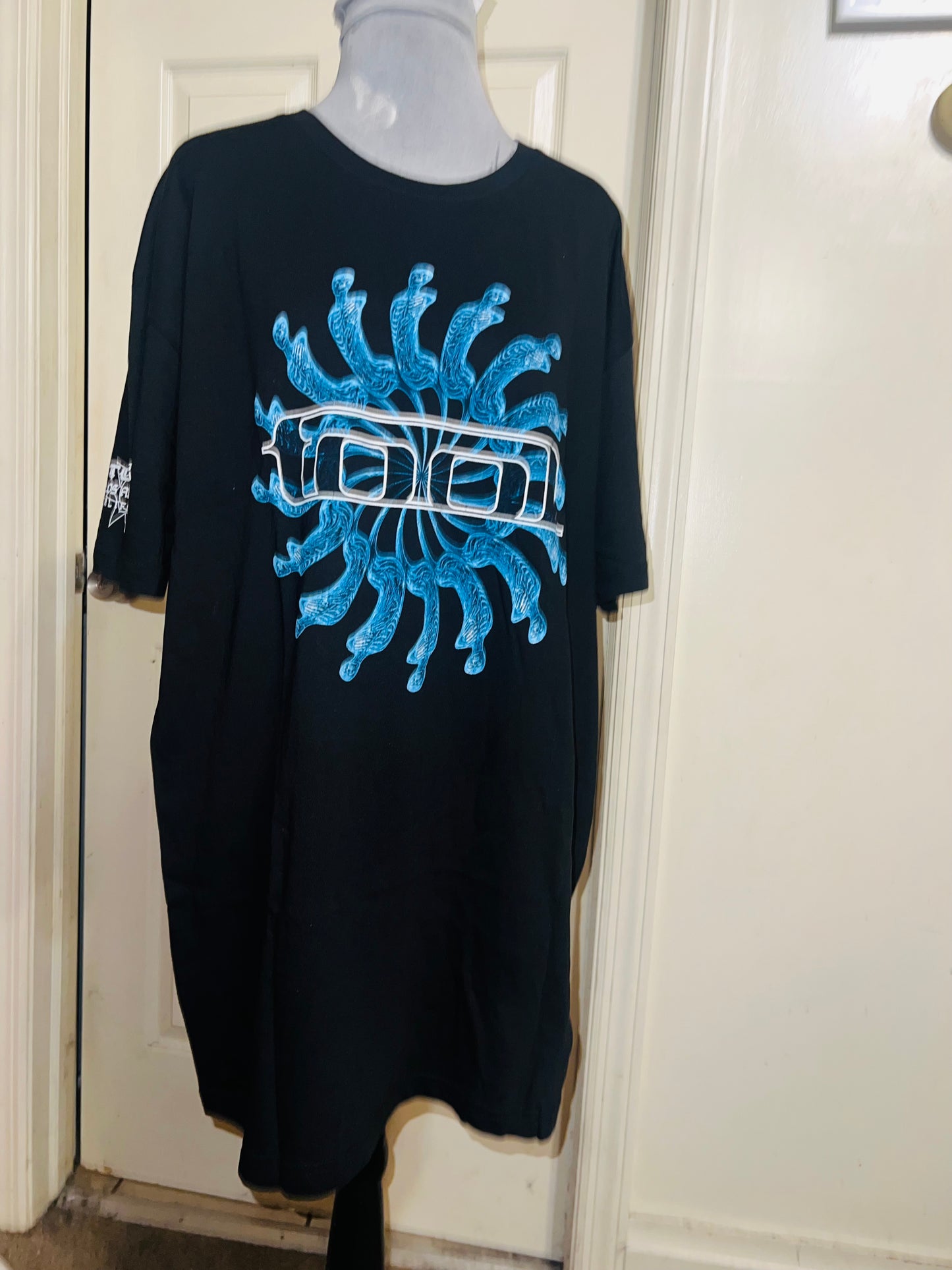 Tool Oversized Distressed Tee