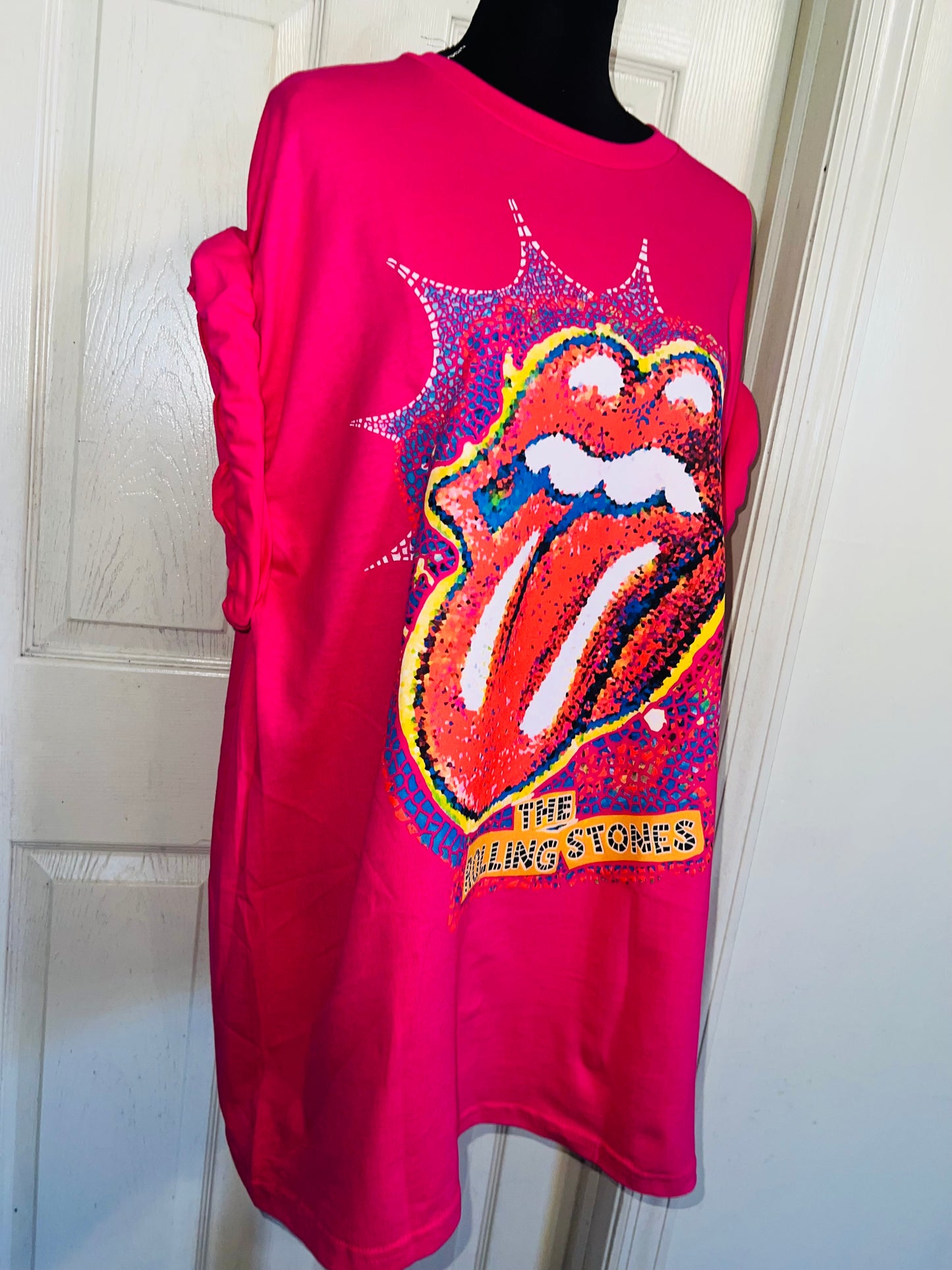Rolling Stones Oversized Distressed Tee