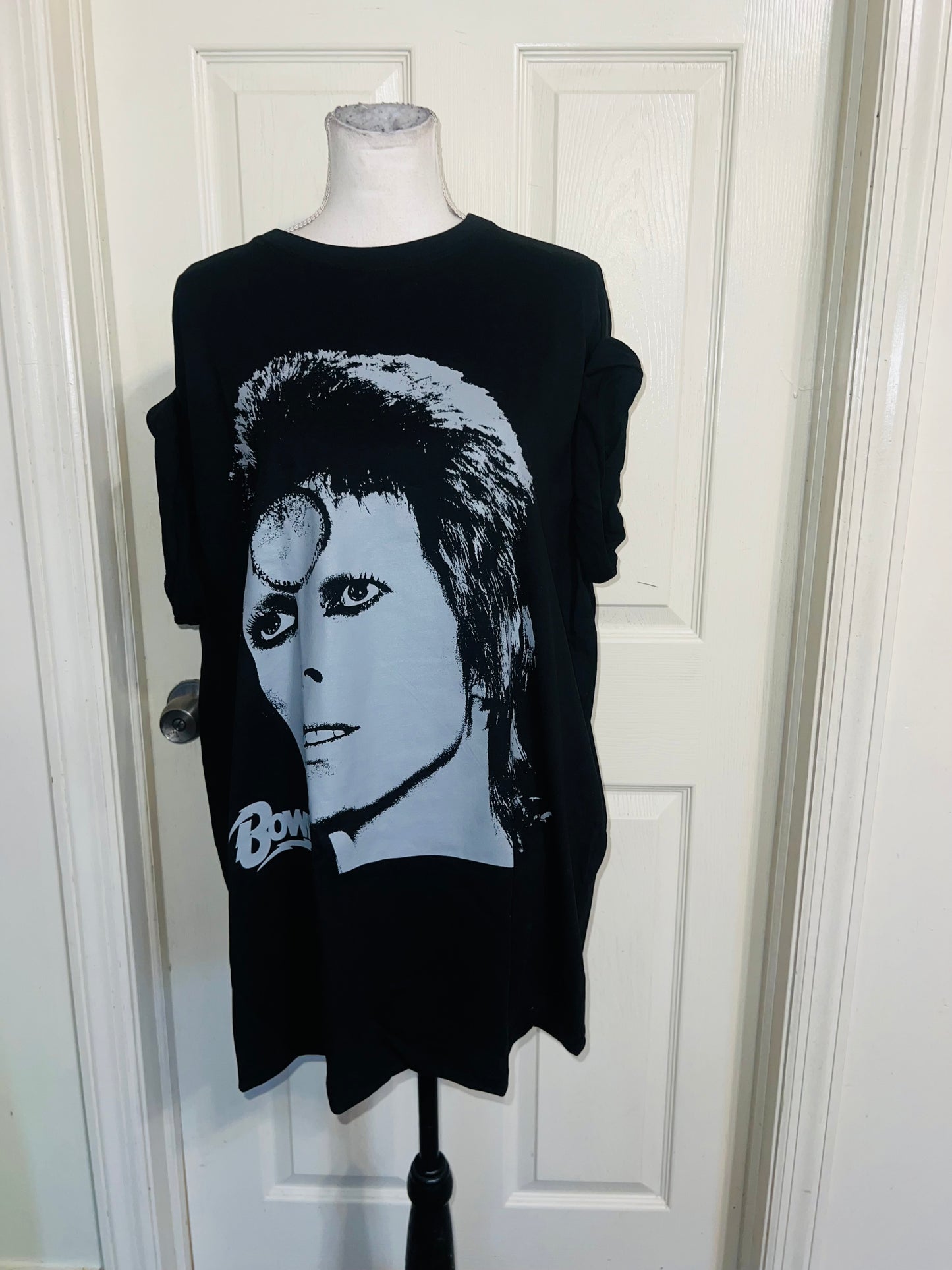 David Bowie Oversized Distressed Tee