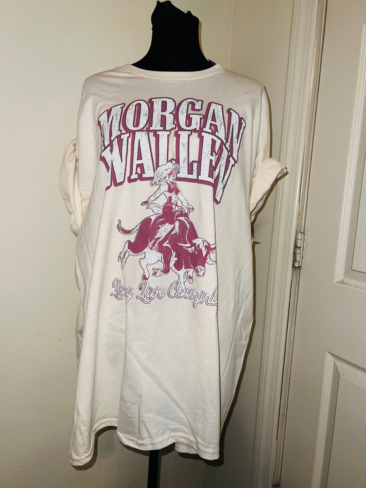 Morgan Wallen Oversized Distressed Tee