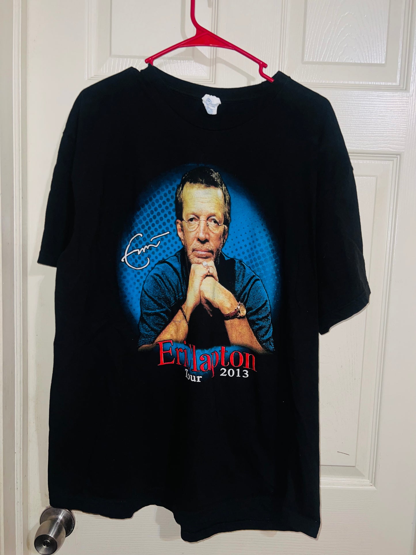 Eric Clapton Vintage Double Sided Oversized Distressed Tee