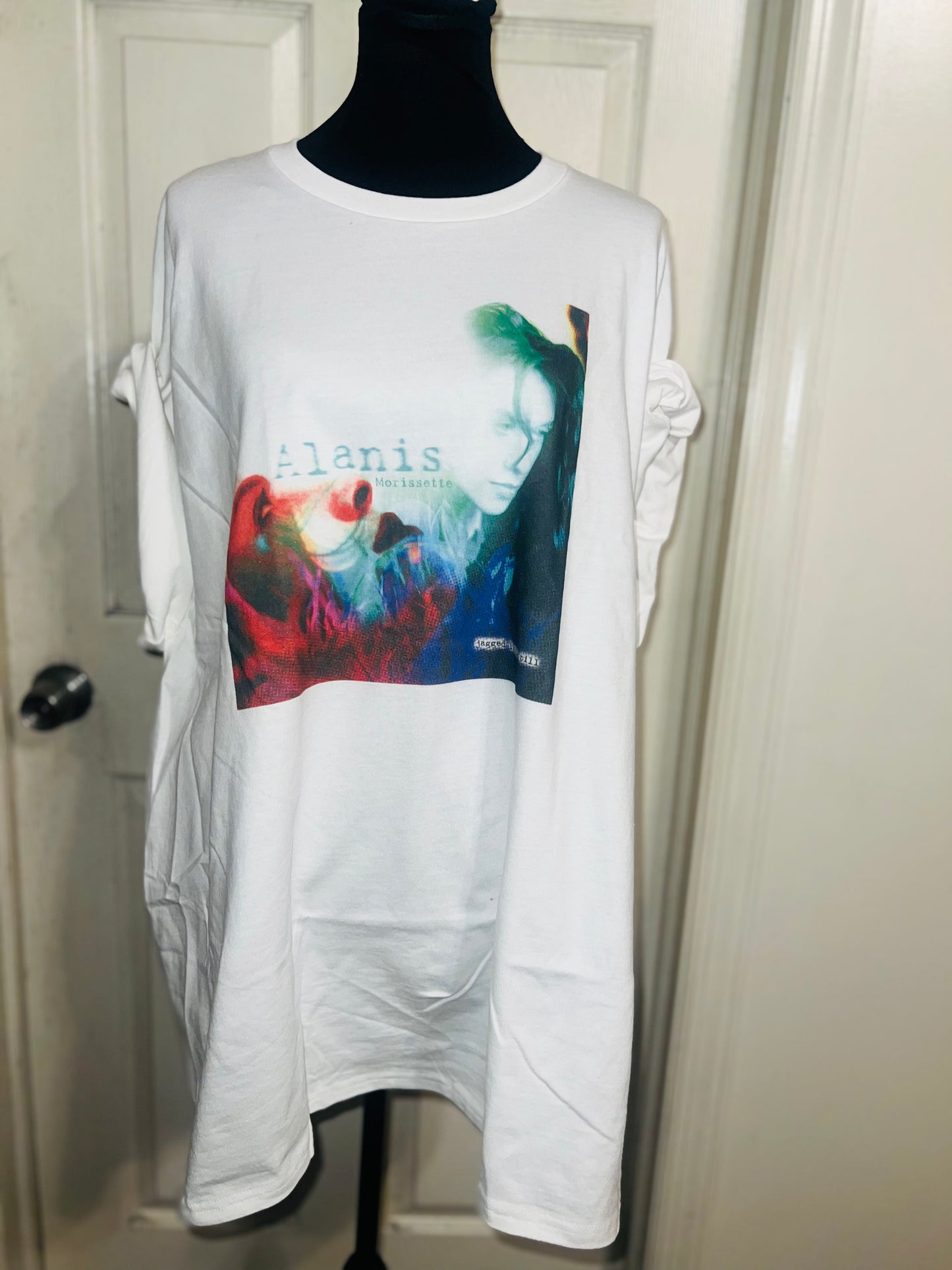 Alanis Morissette Oversized Distressed Tee