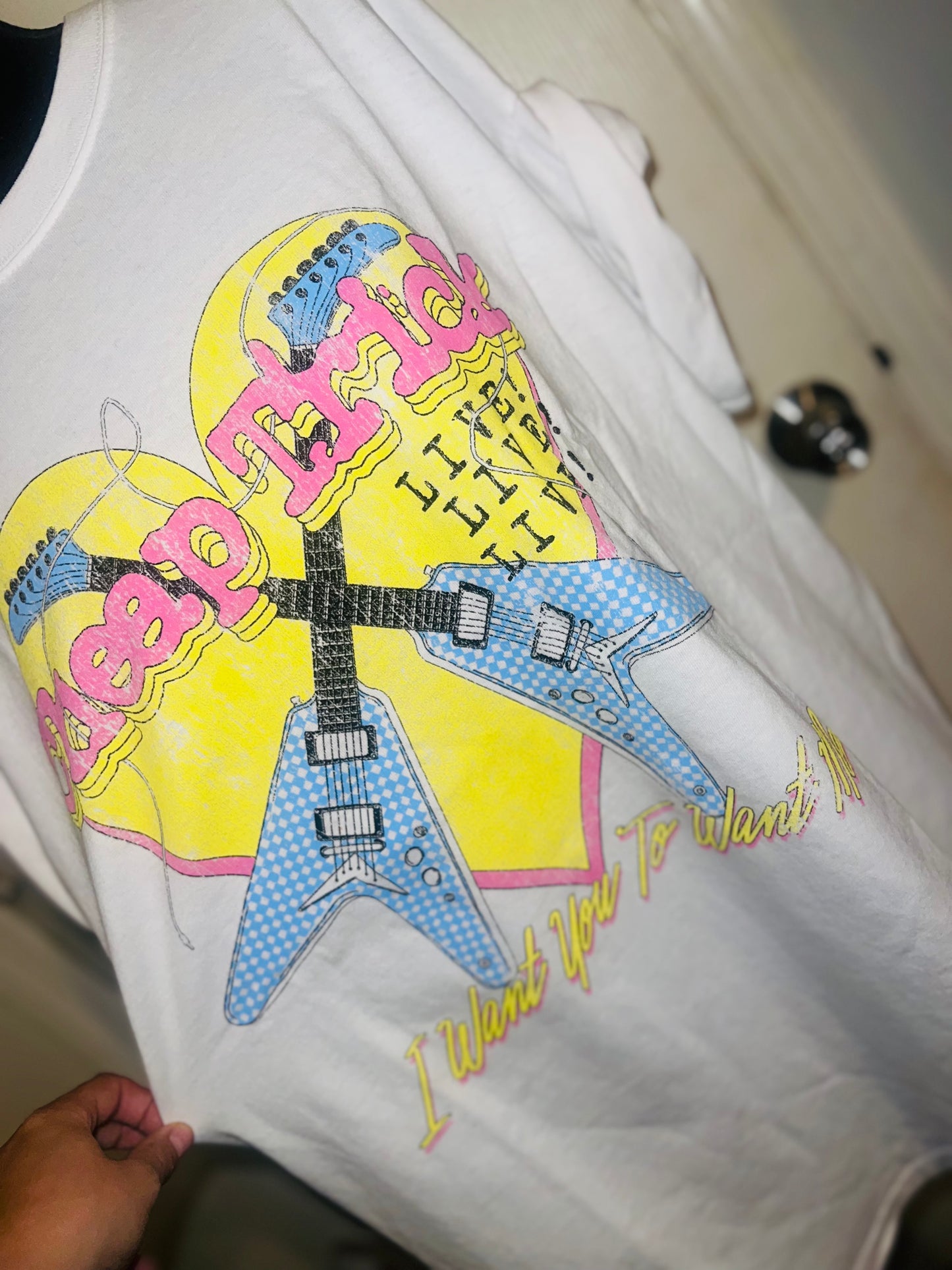 Cheap Trick Double Sided Oversized Tee