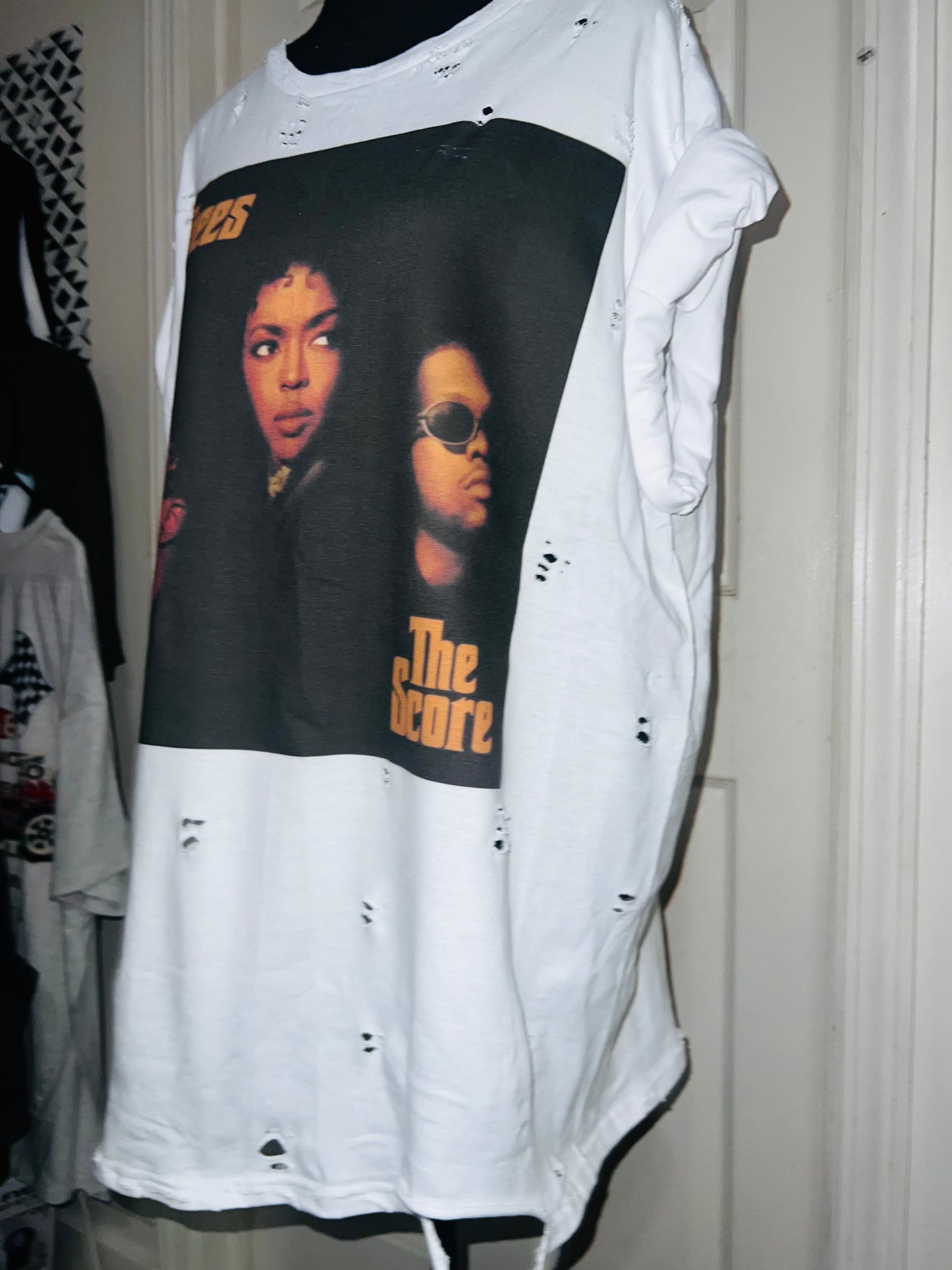 Fugees Oversized Distressed Tee