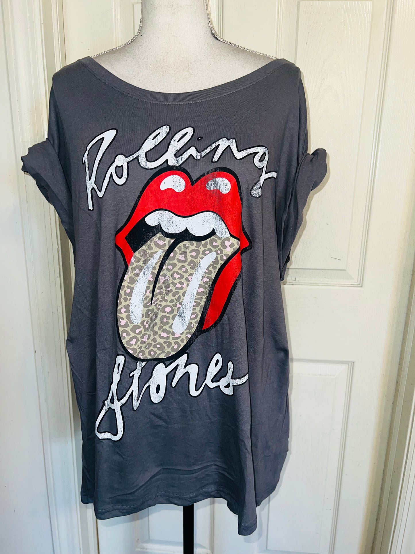 Rolling Stones Oversized Distressed Tee