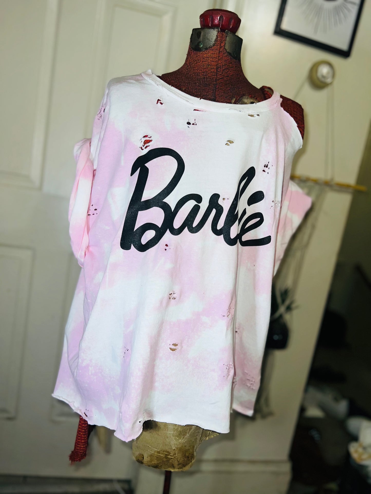 Barbie Oversized Distressed Tee