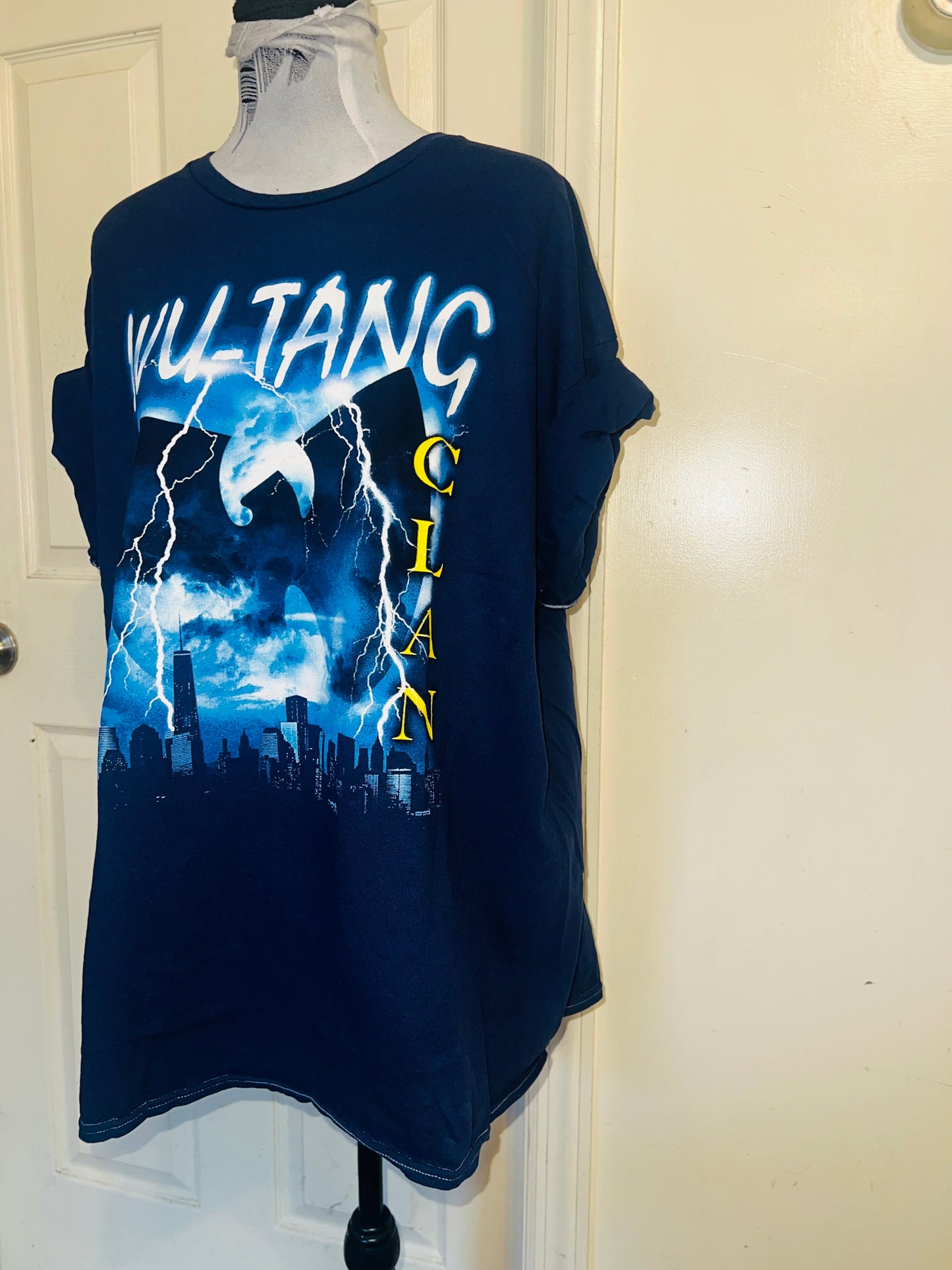 Wu-Tang Clan Oversized Distressed Tee