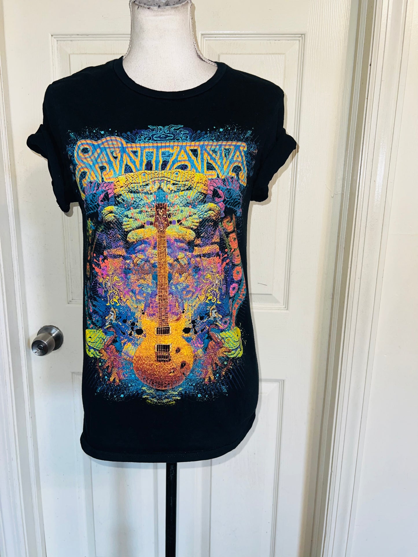 Santana Vintage Oversized Distressed Tee
