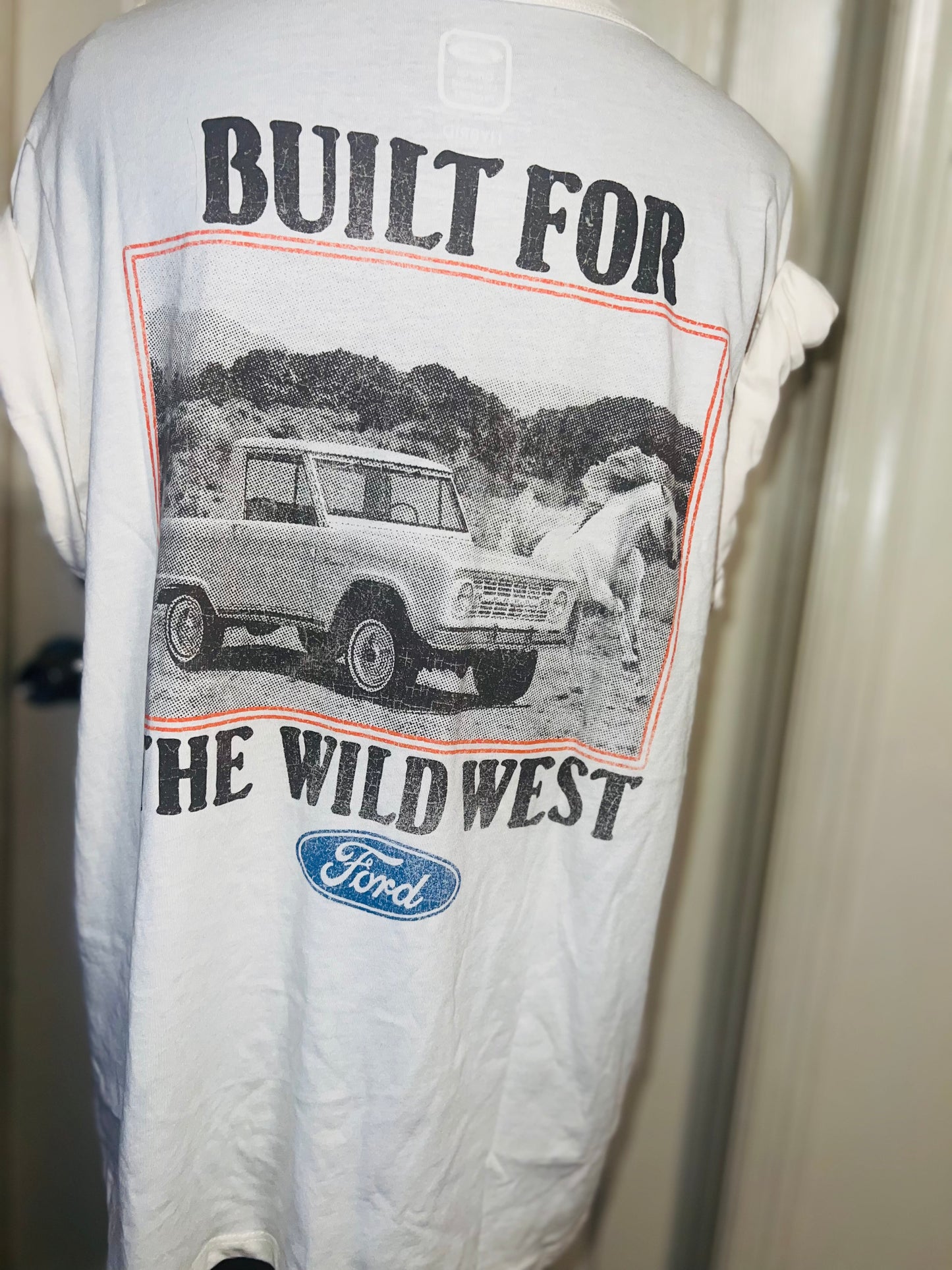 Ford Bronco Wild West Double Sided Distressed Tee